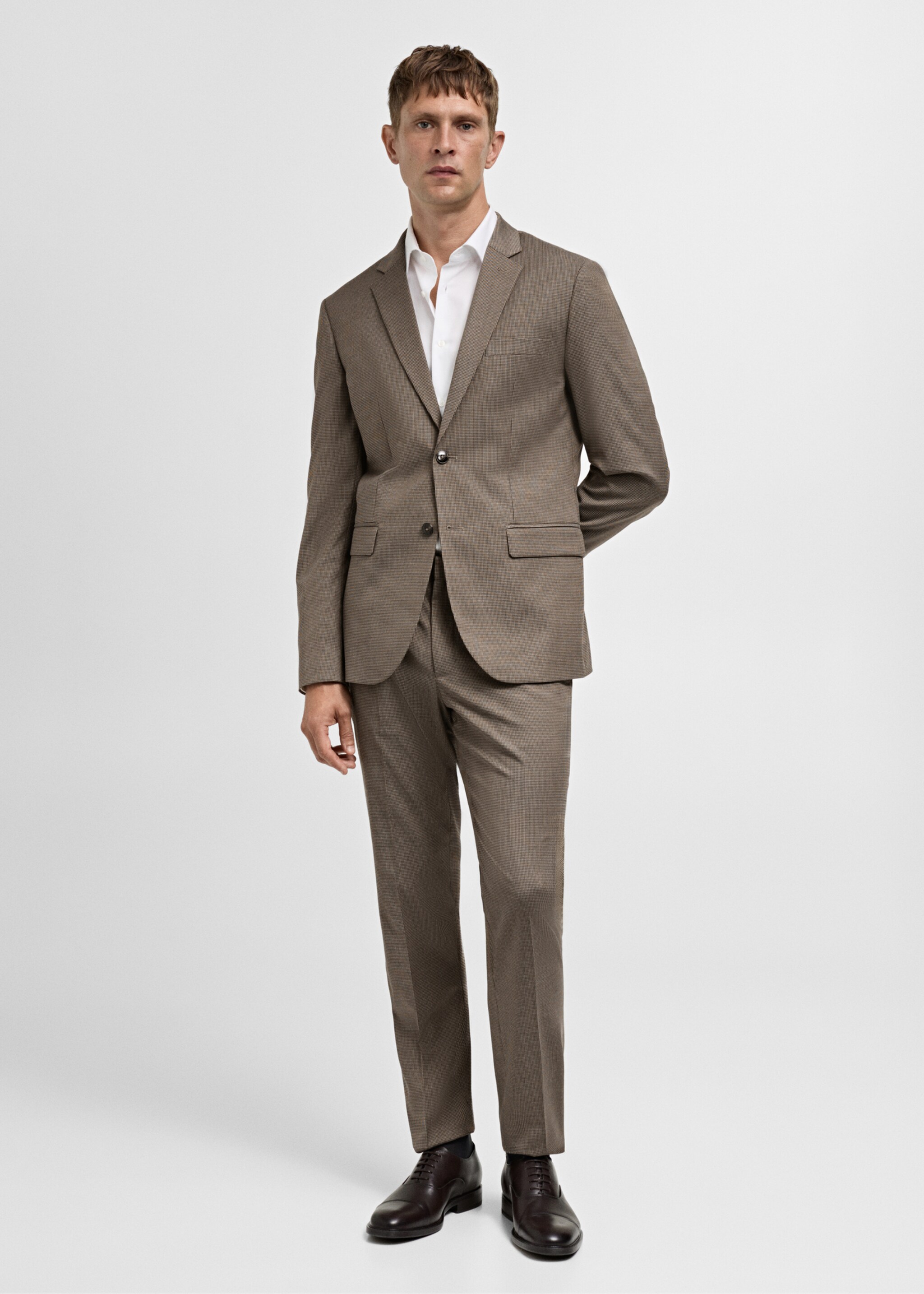 100% merino wool sweater with zip-up collar - General plane, Beige. Ref: 77084438-00.