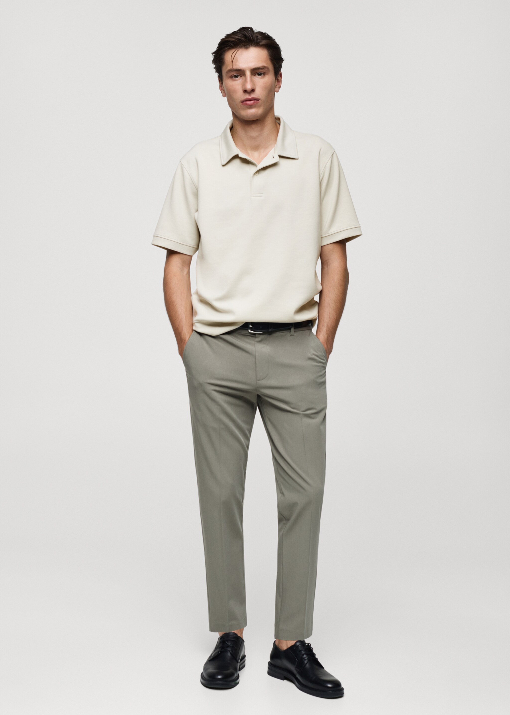 Polo regular fit tejido sudadera - Plano general