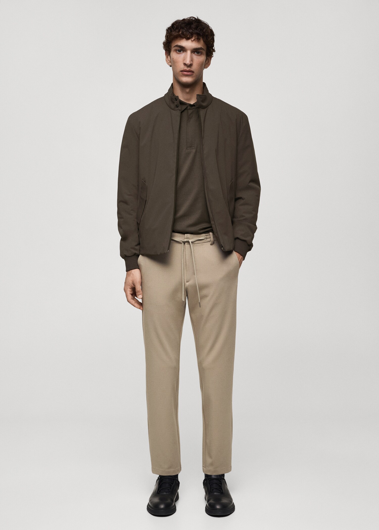 Pantalón slim fit comfort stretch cordón - Plano general