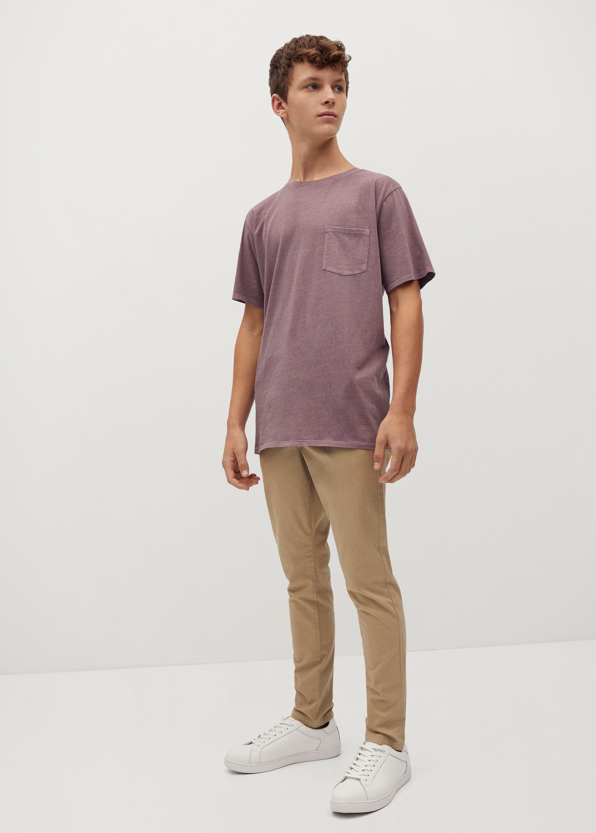 Camiseta algodón orgánico bolsillo - Plano general