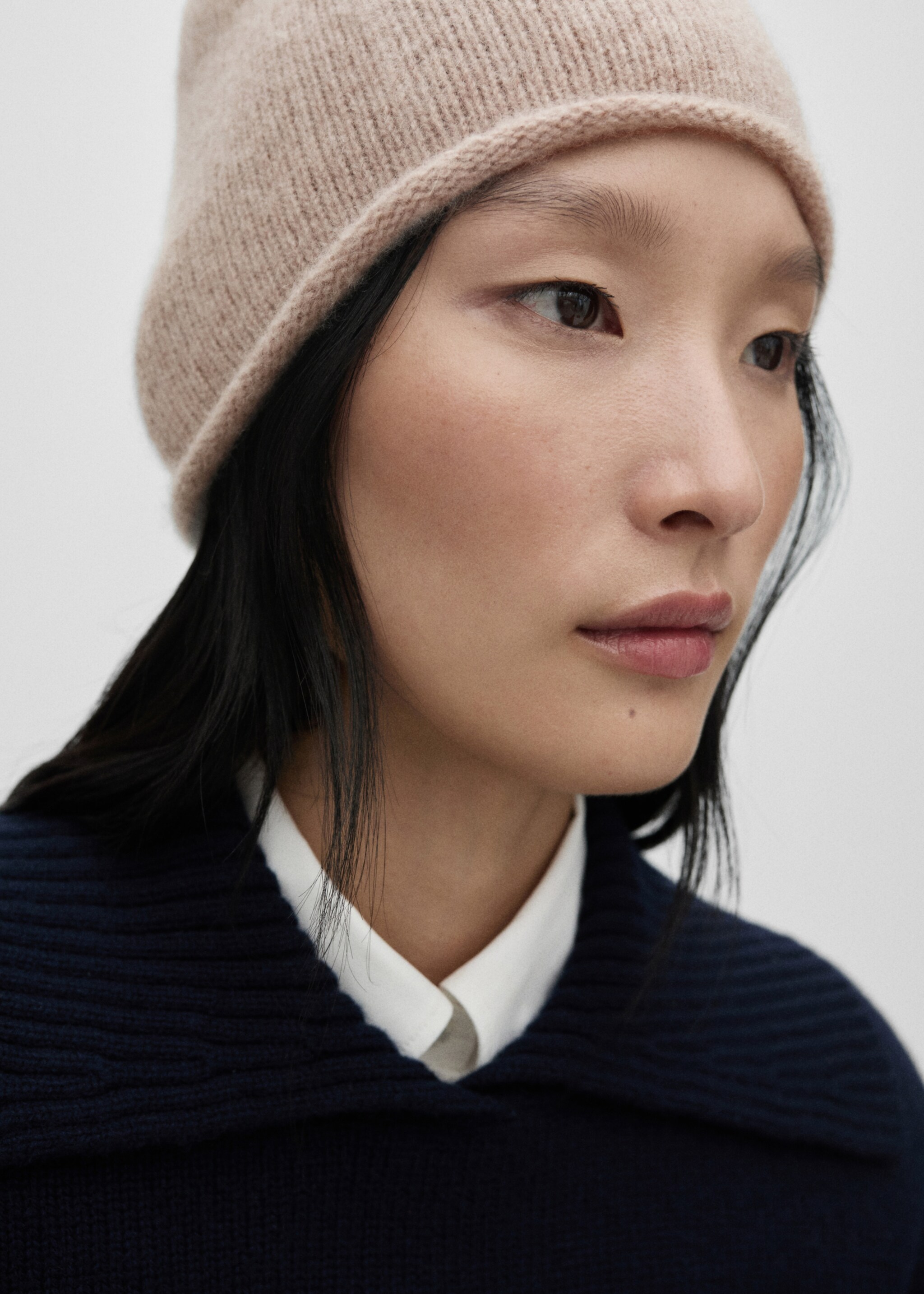100% cashmere beanie - General plane