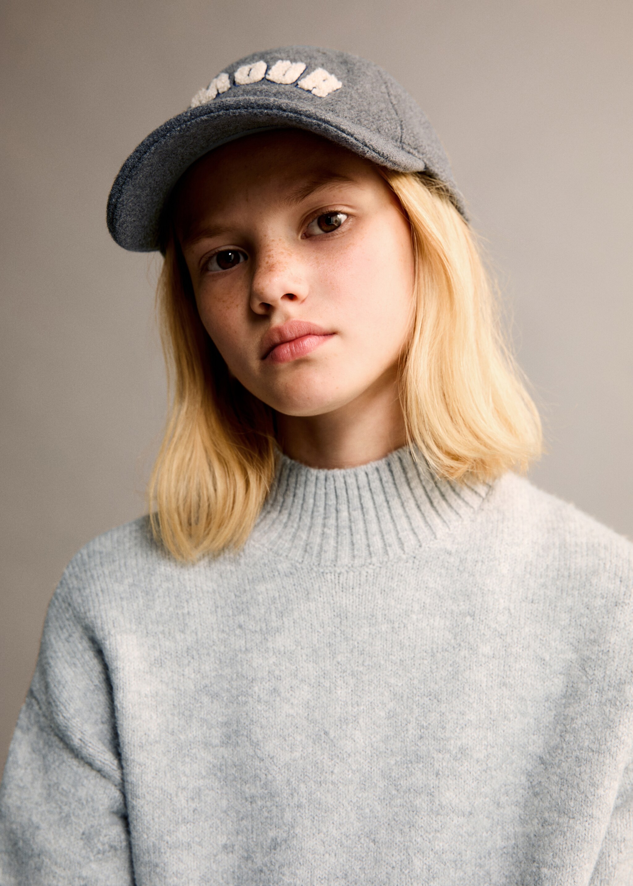 Casquette détail tissu moutonné - Plan général