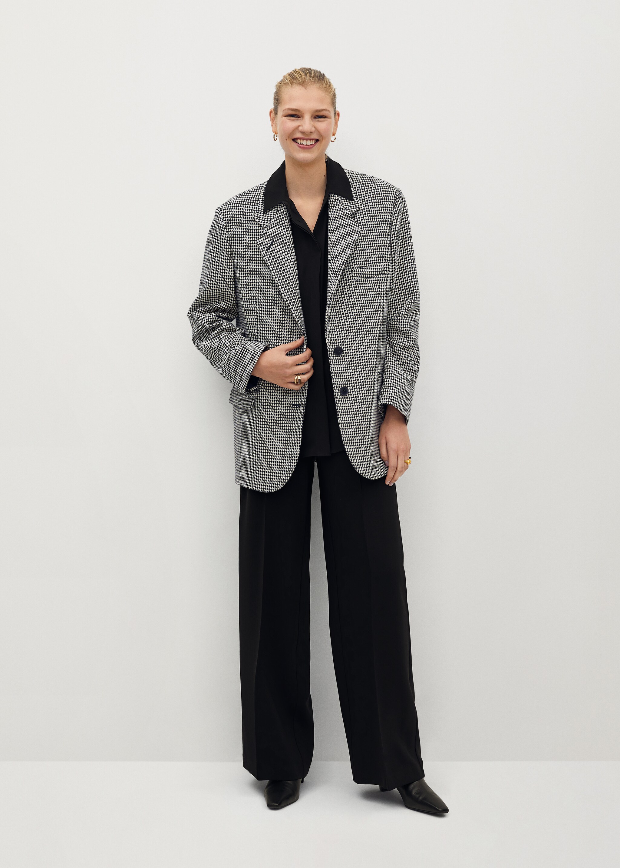 Flowy palazzo trousers - General plane