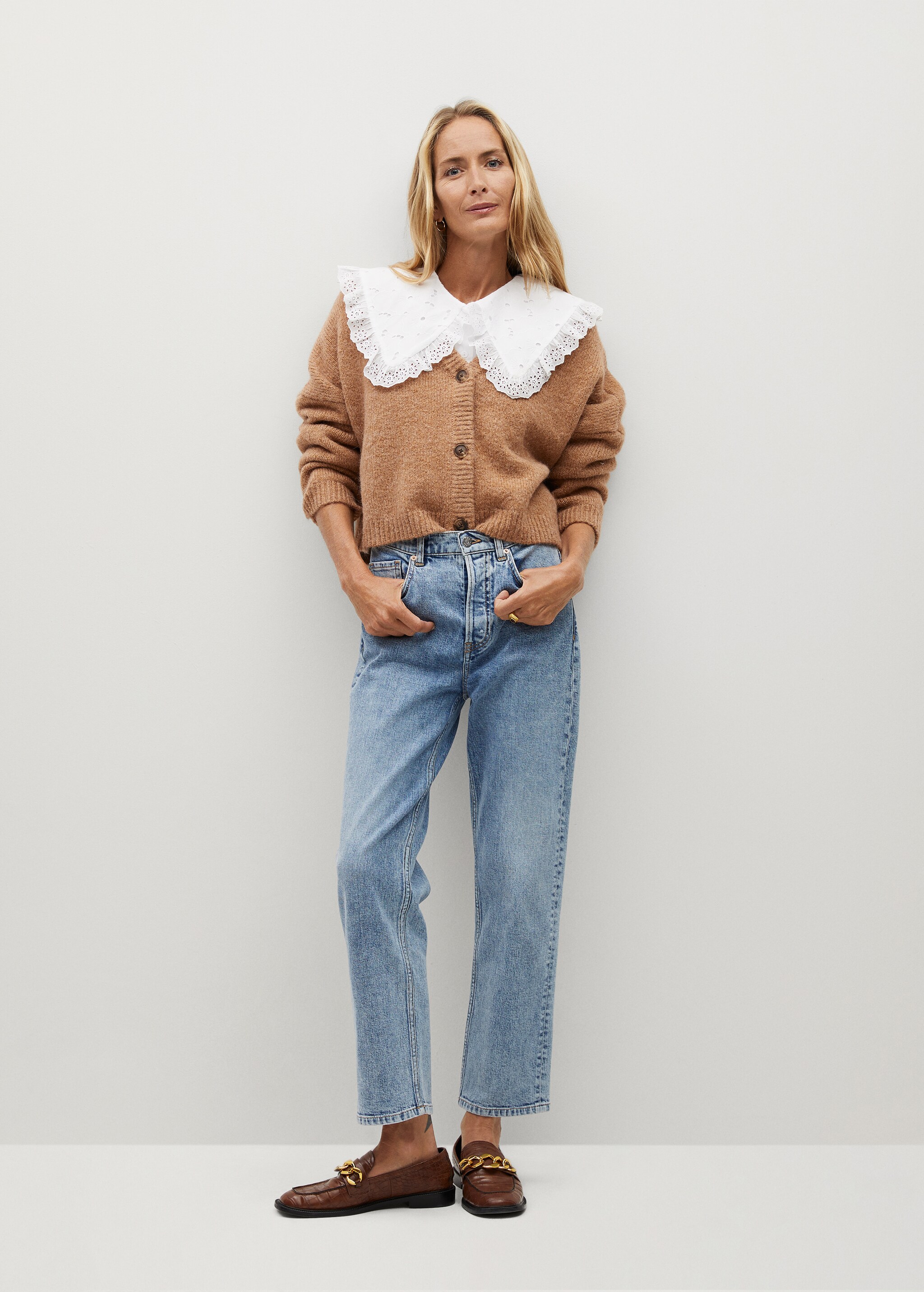 Button knit cardigan - General plane