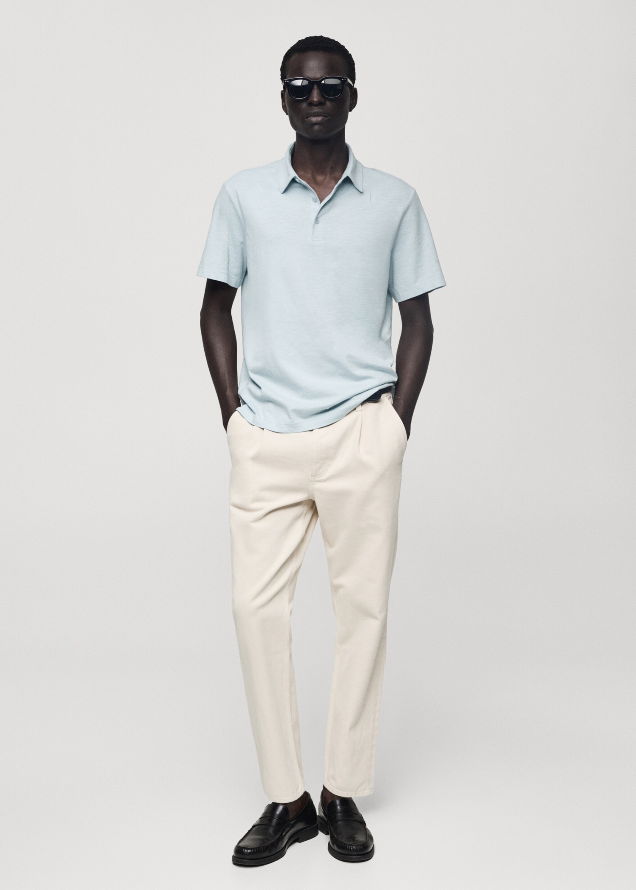 Πόλο 100% βαμβάκι regular fit - Γενικό πλάνο