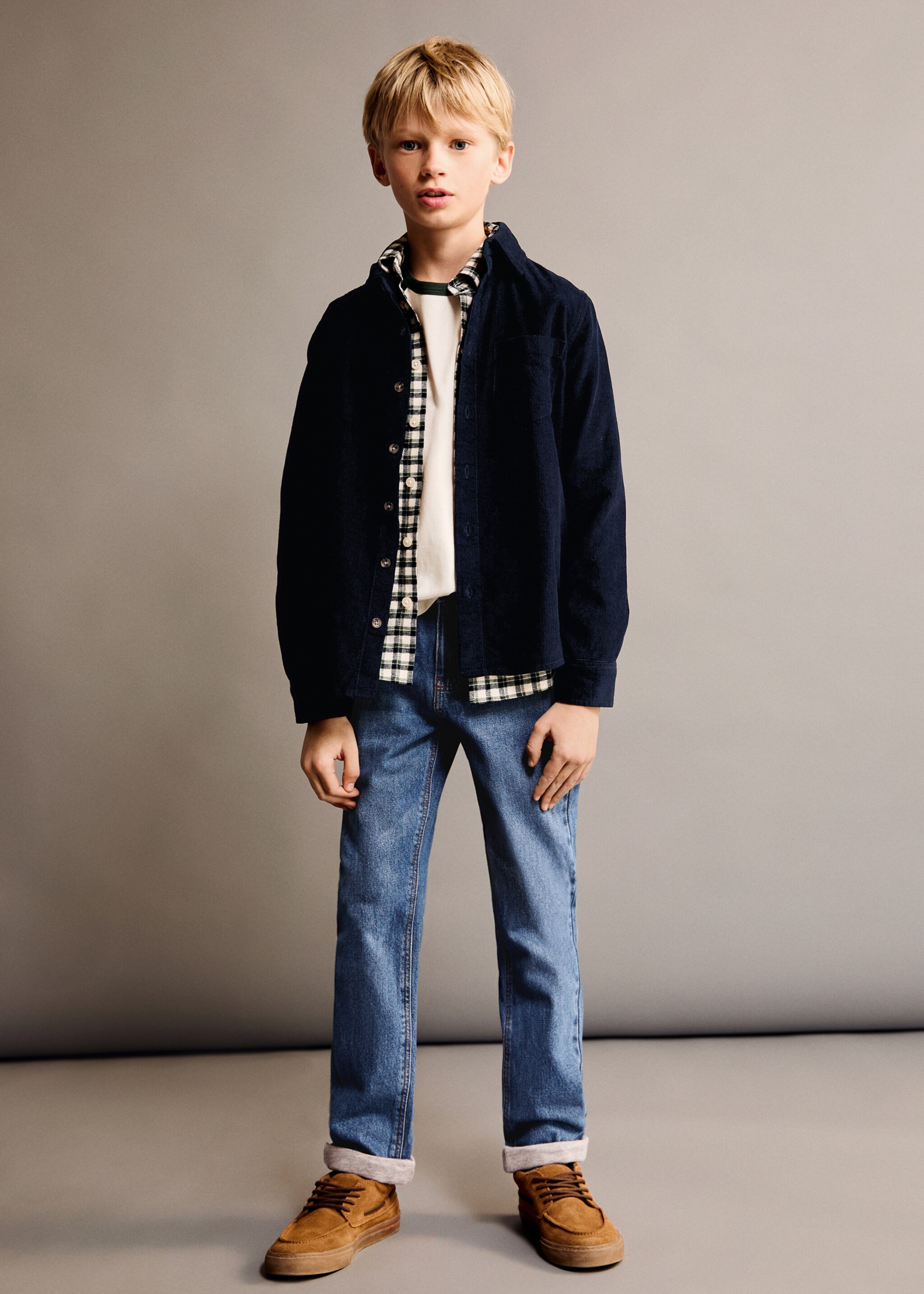 Slim Fit-Jeans - Allgemeine Ansicht, Mittelblau. Ref: 77087693-00.