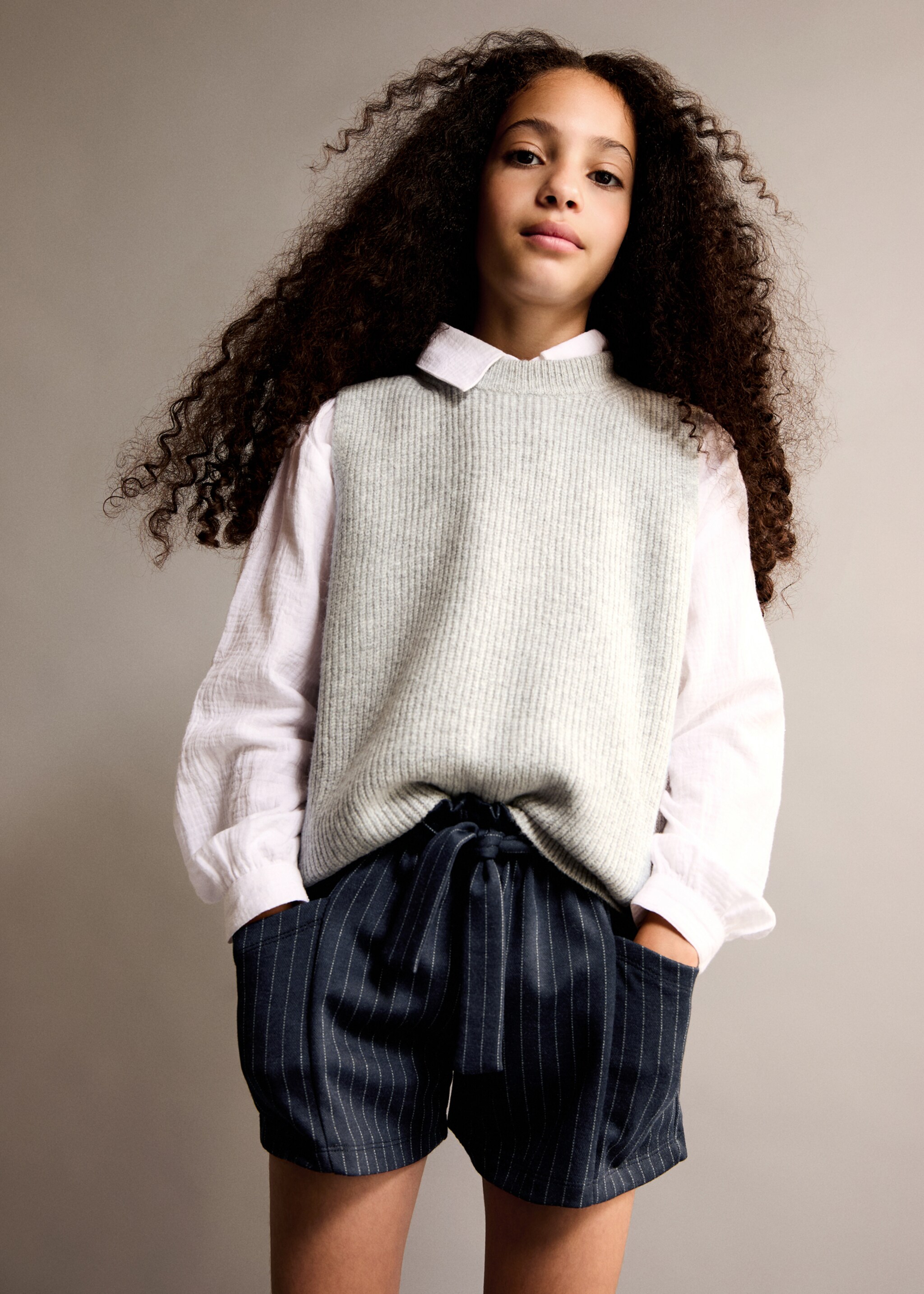 Ribbed jersey jacket - General plane, Medium Heather Grey. Ref: 77087708-00.