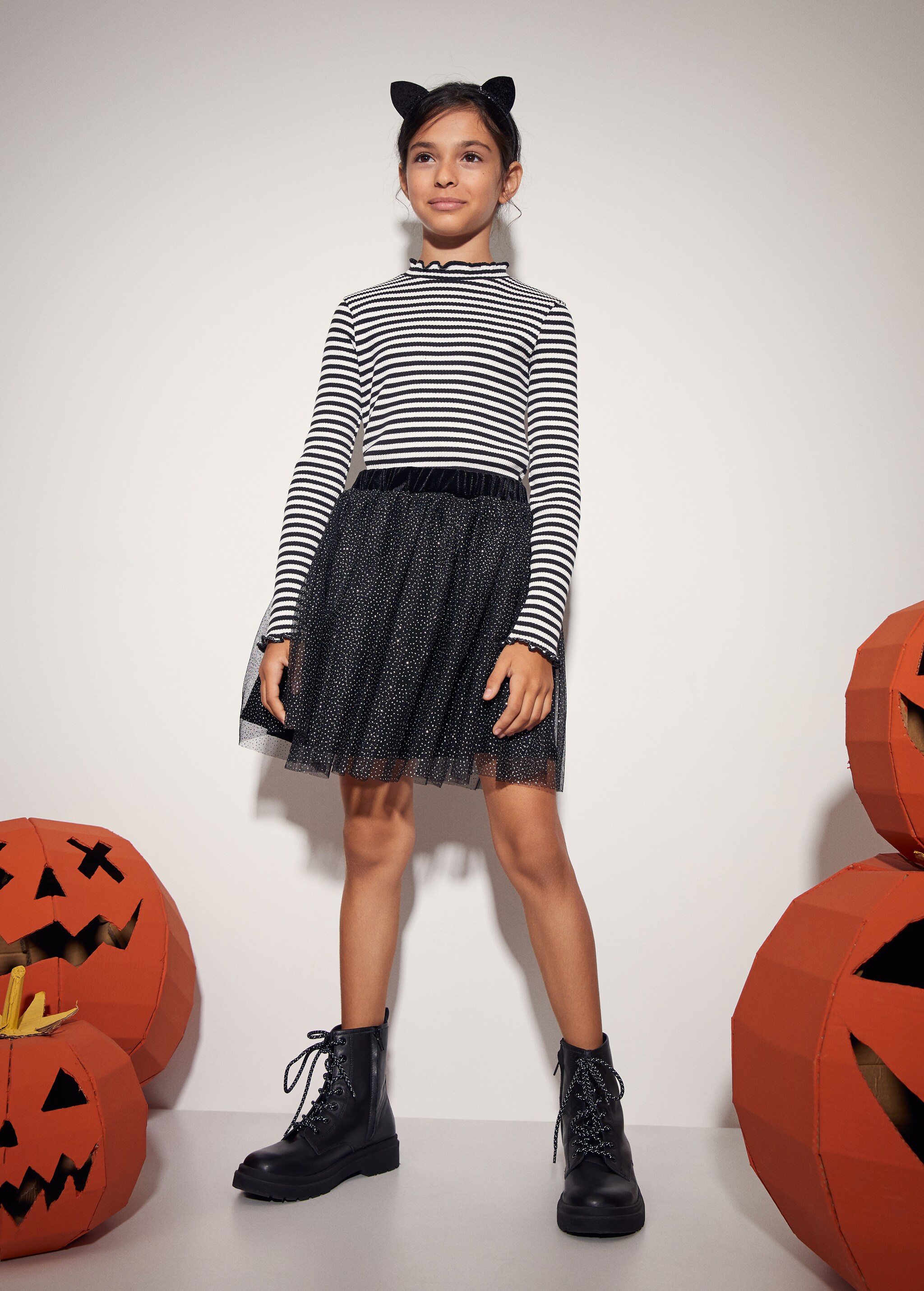 Glitter tulle skirt - General plane