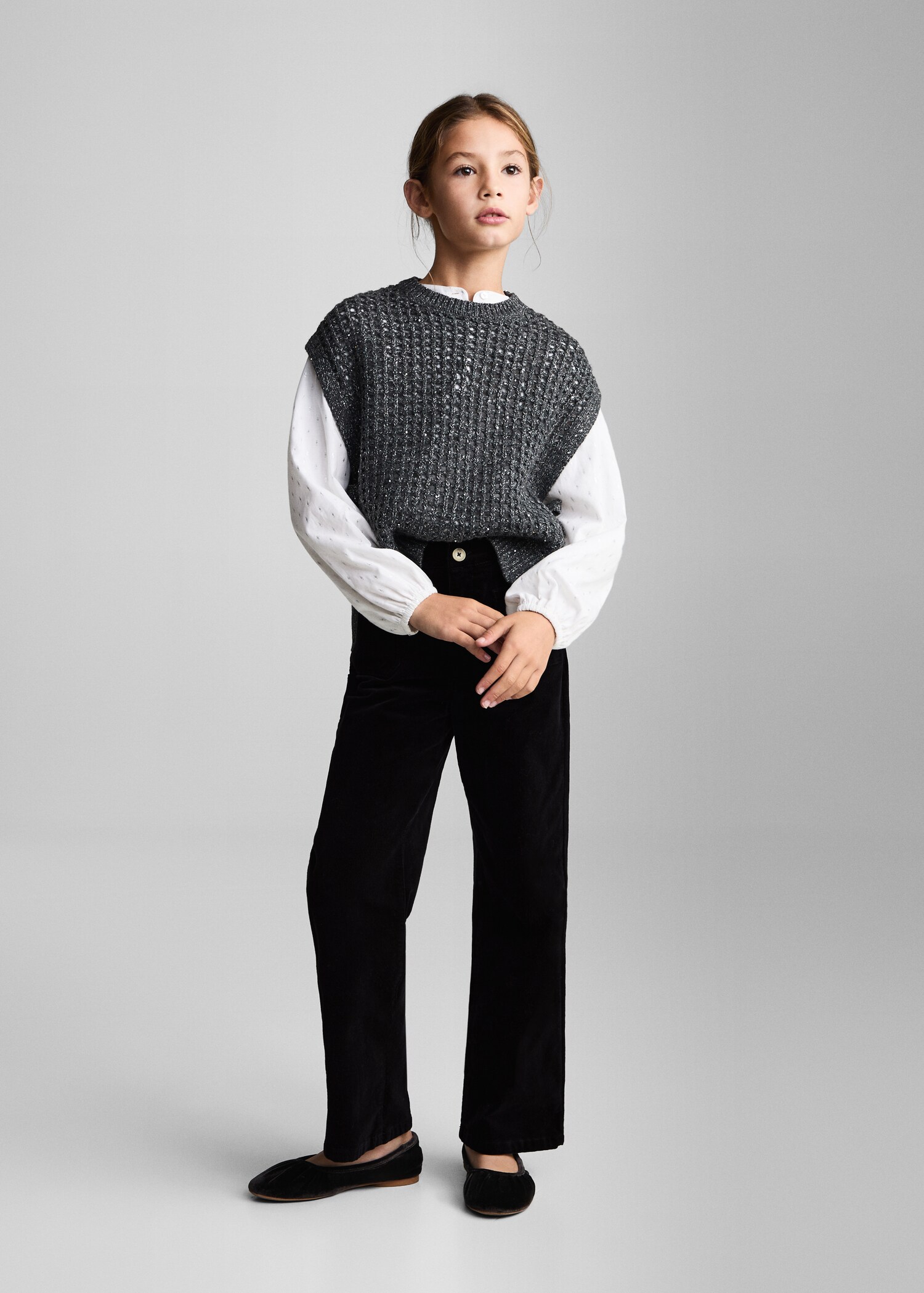 Pantalon velours milleraies poches - Plan général
