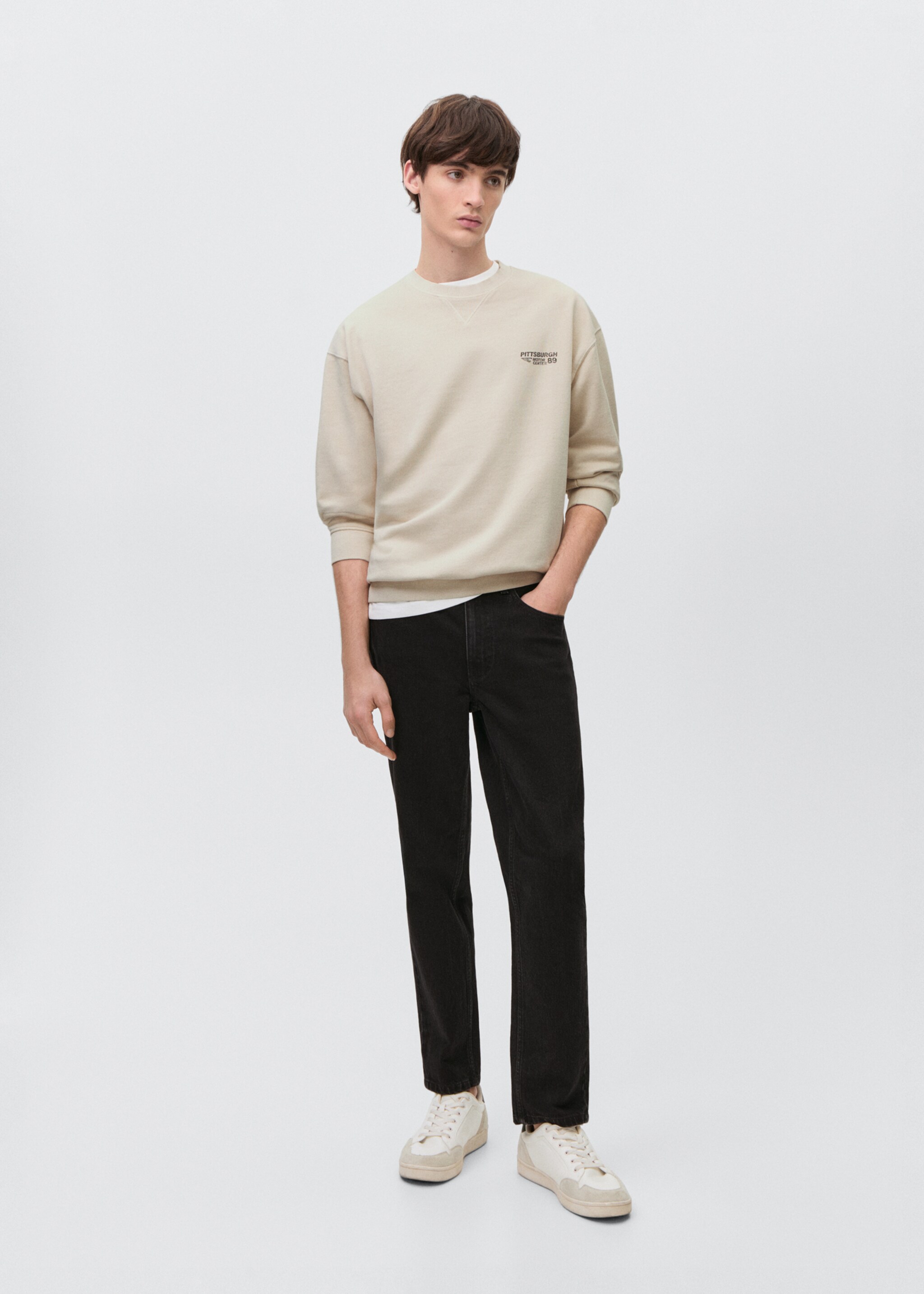 Printed message sweatshirt - General plane