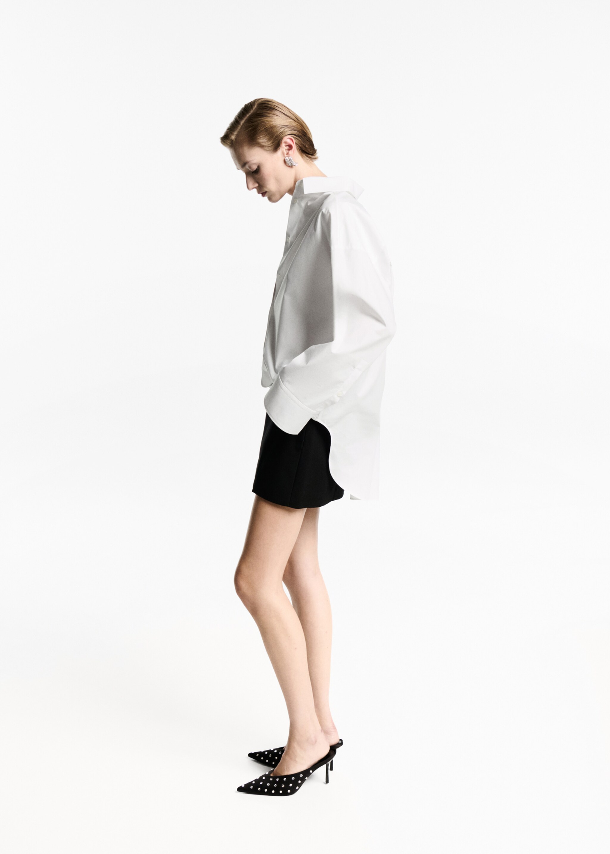 100% cotton oversized shirt - General plane, Off White. Ref: 77089058-00.