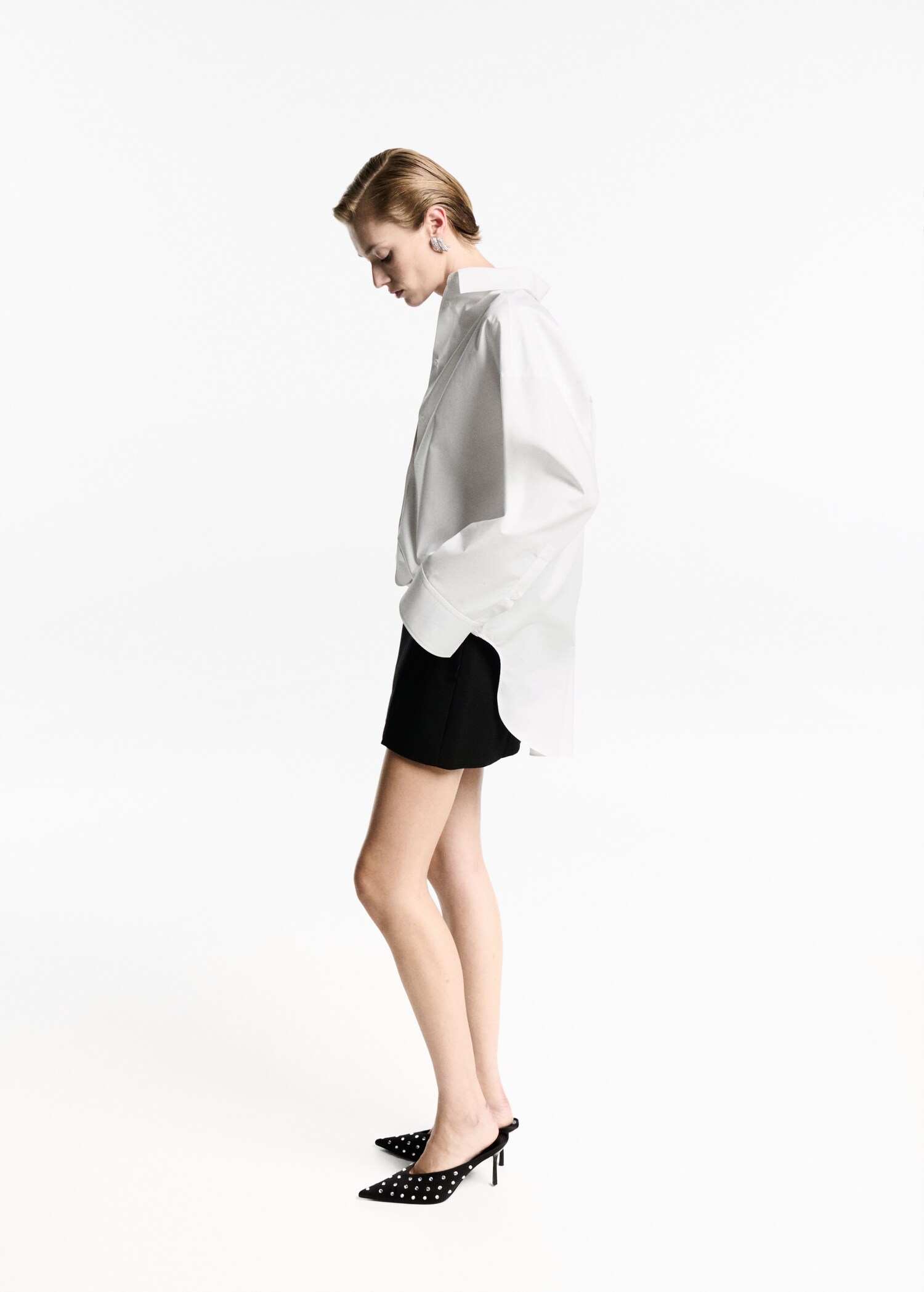 Camisa 100% algodón oversize - Plano general