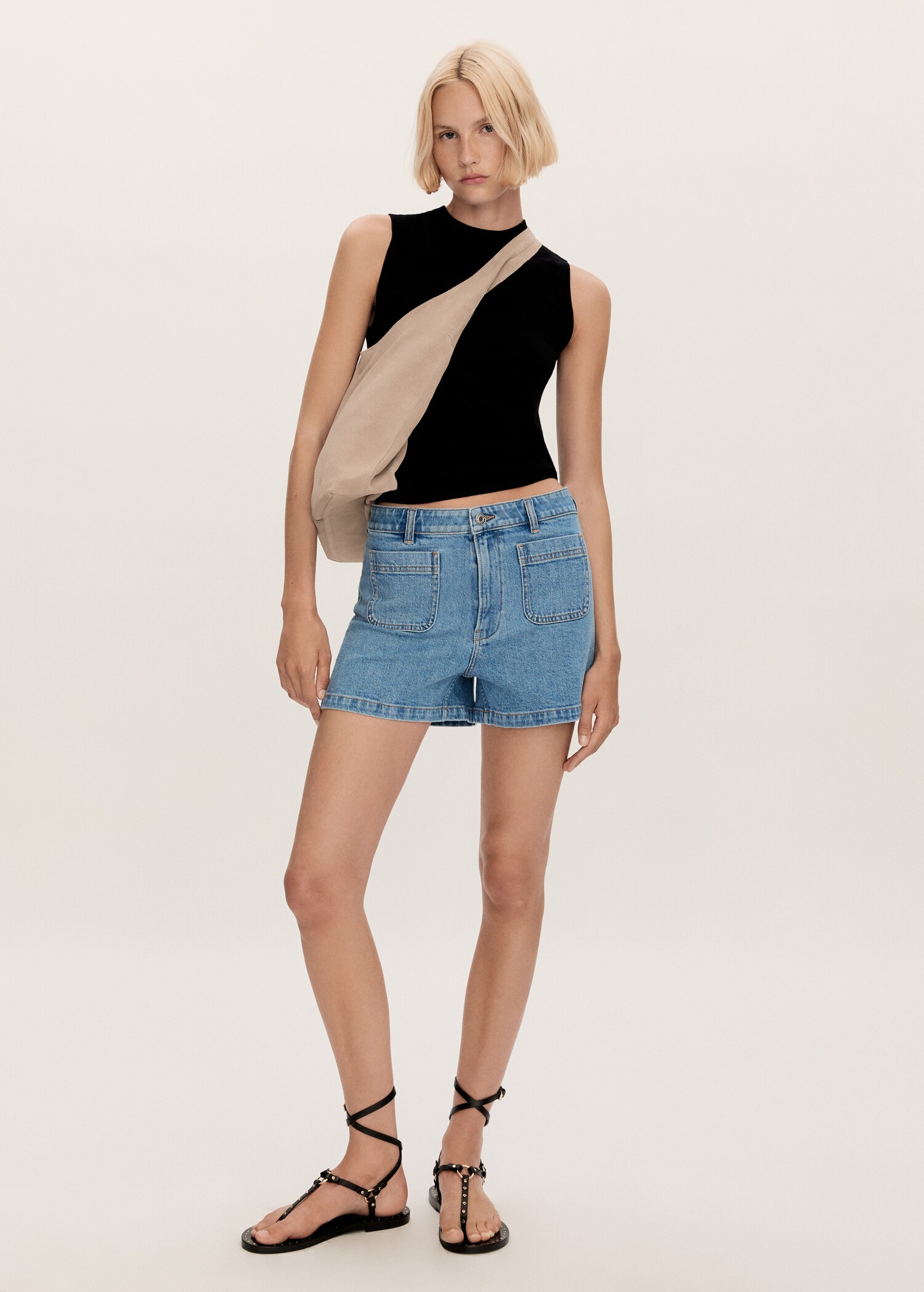 Short denim tasche - Piano generale