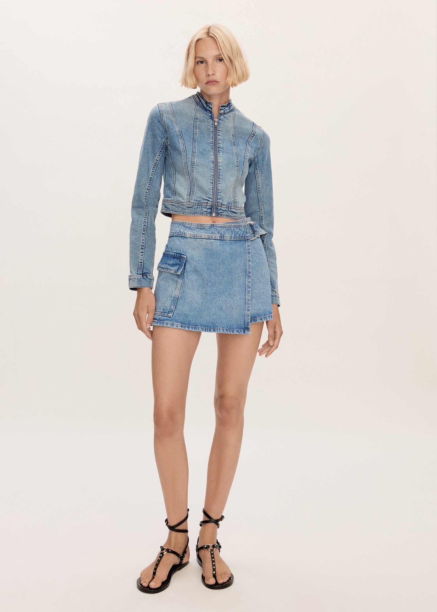 Jeans-Hosenrock - Allgemeine Ansicht