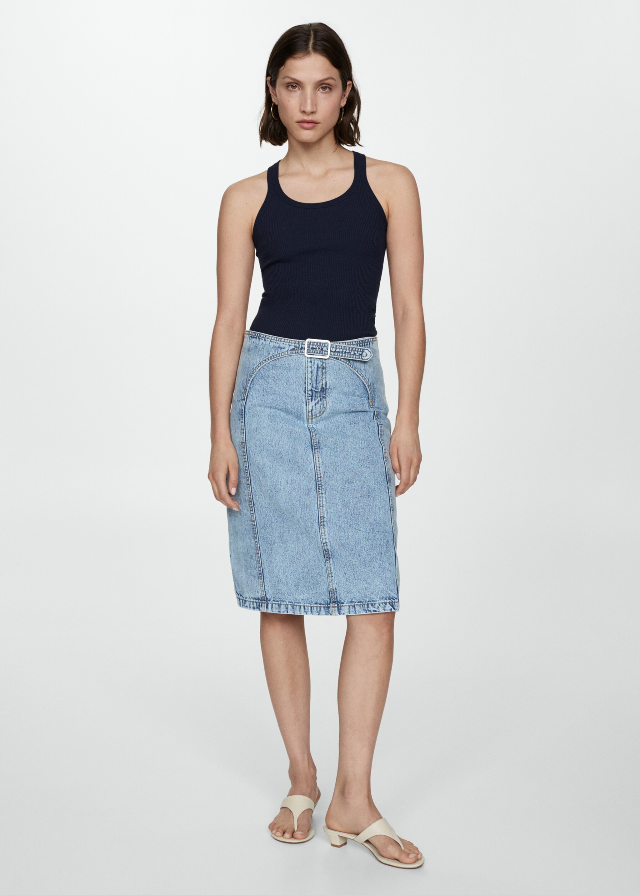Knit strap top - General plane
