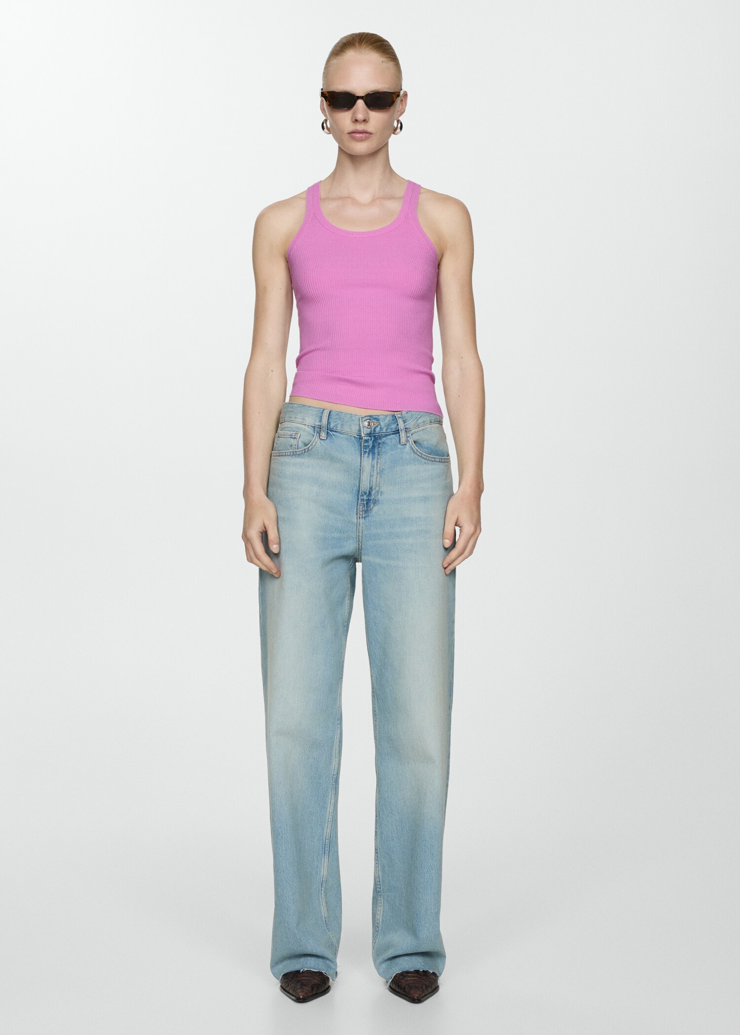 Knit strap top - General plane