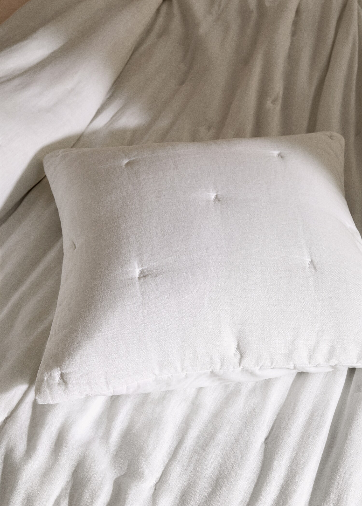 100% linen cushion cover 60x60cm - General plane