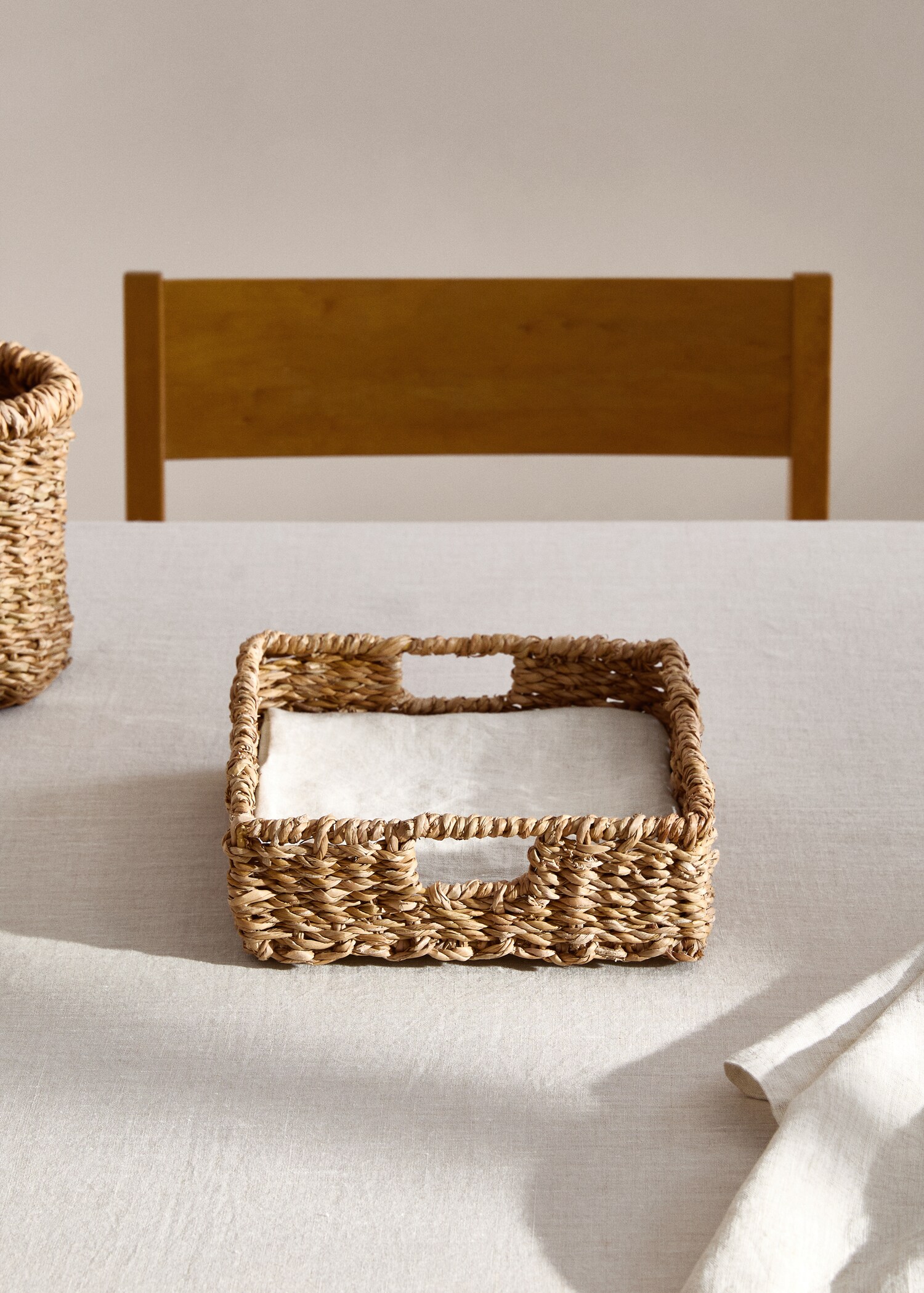 Nature fibers napking holder - General plane