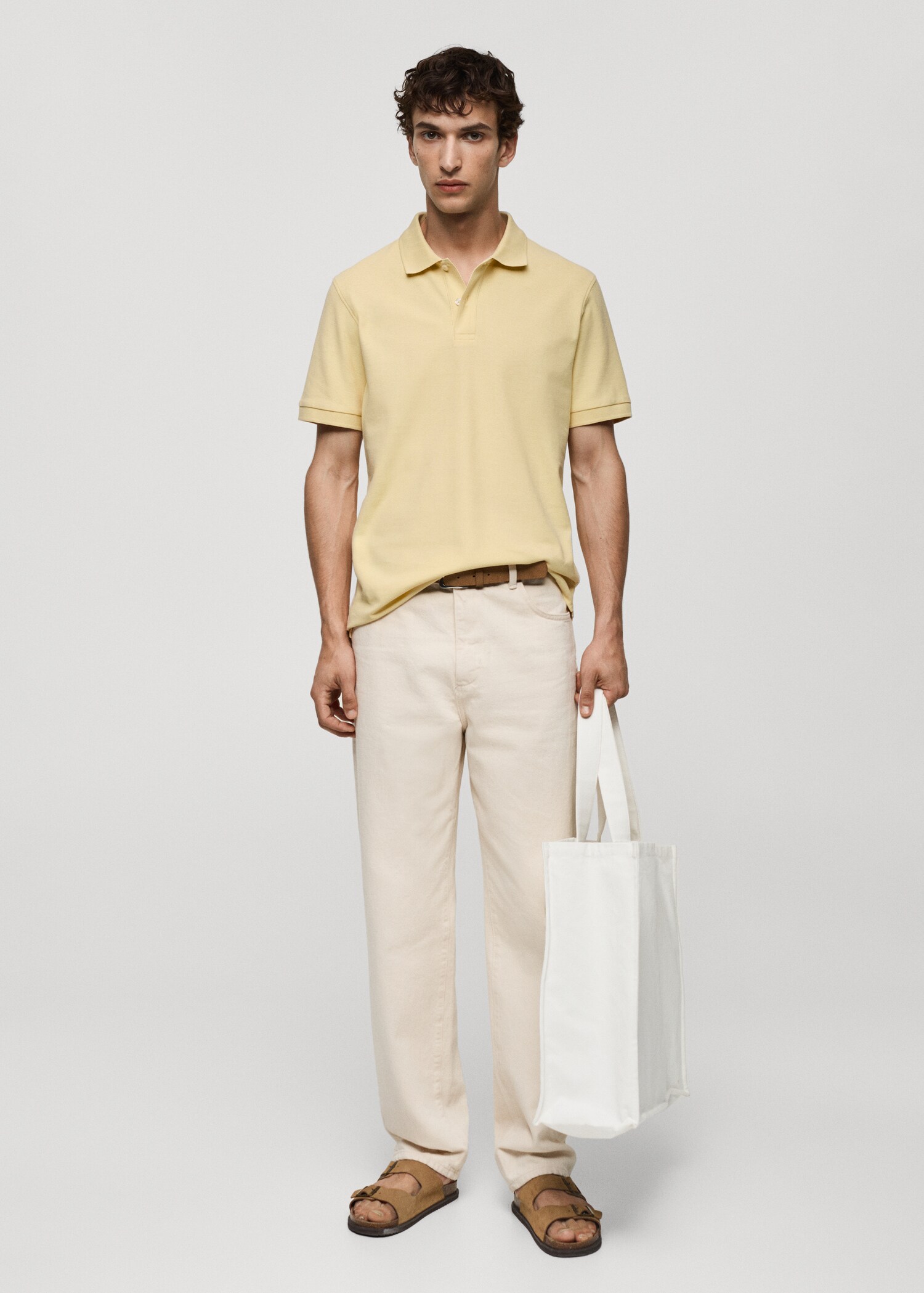 Polo 100 % piqué de coton - Plan général