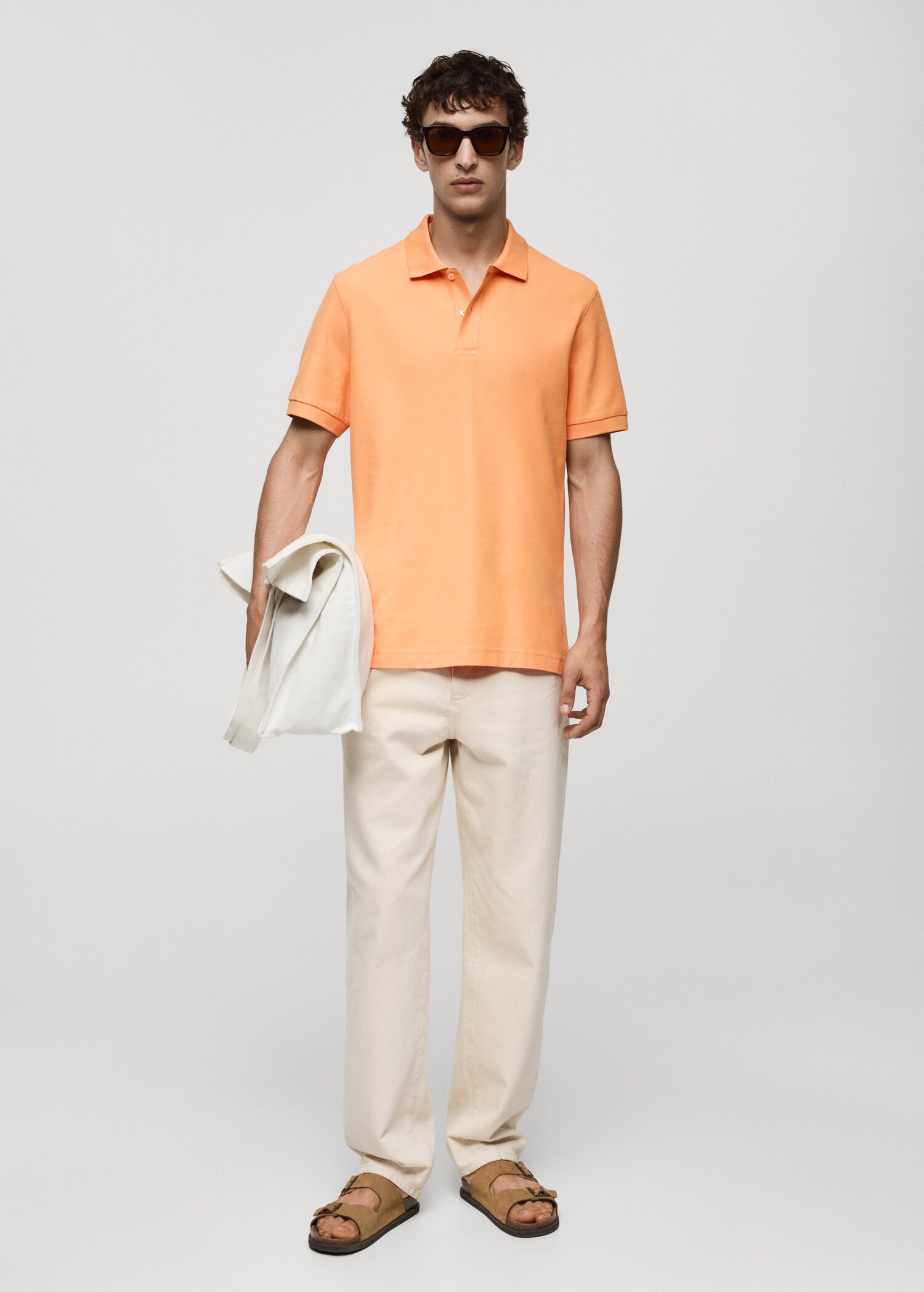 Polo 100 % piqué de coton - Plan général