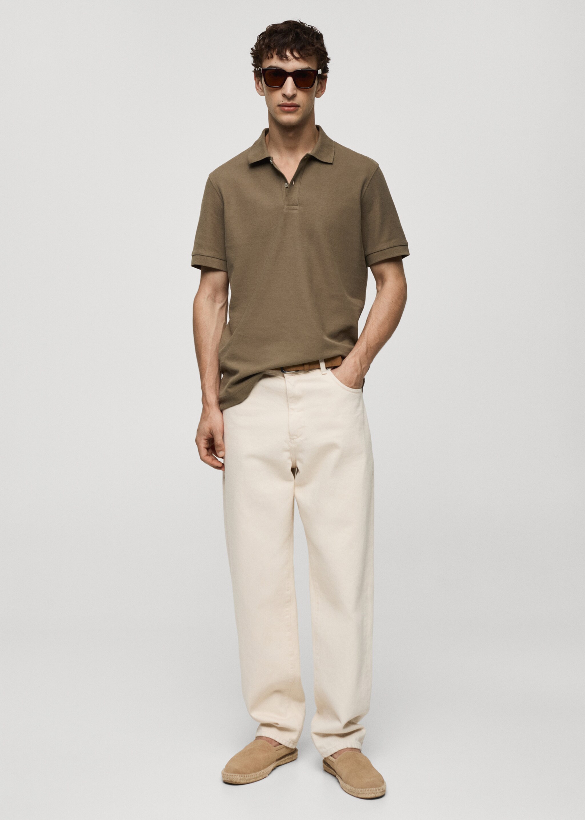 Polo 100 % piqué de coton - Plan général