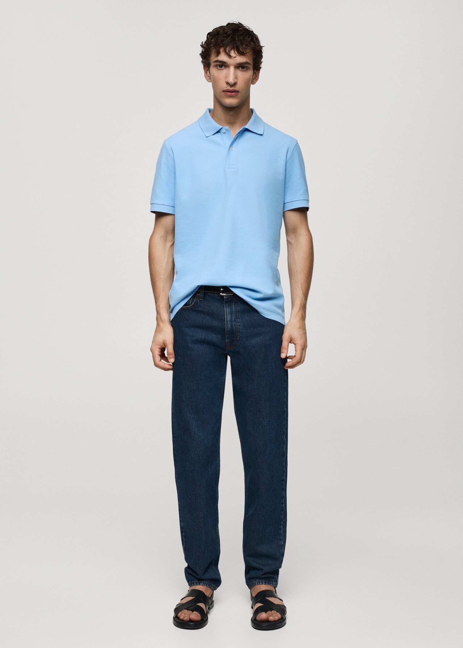 Poloshirt aus 100 %  Baumwoll-Piqué - Allgemeine Ansicht