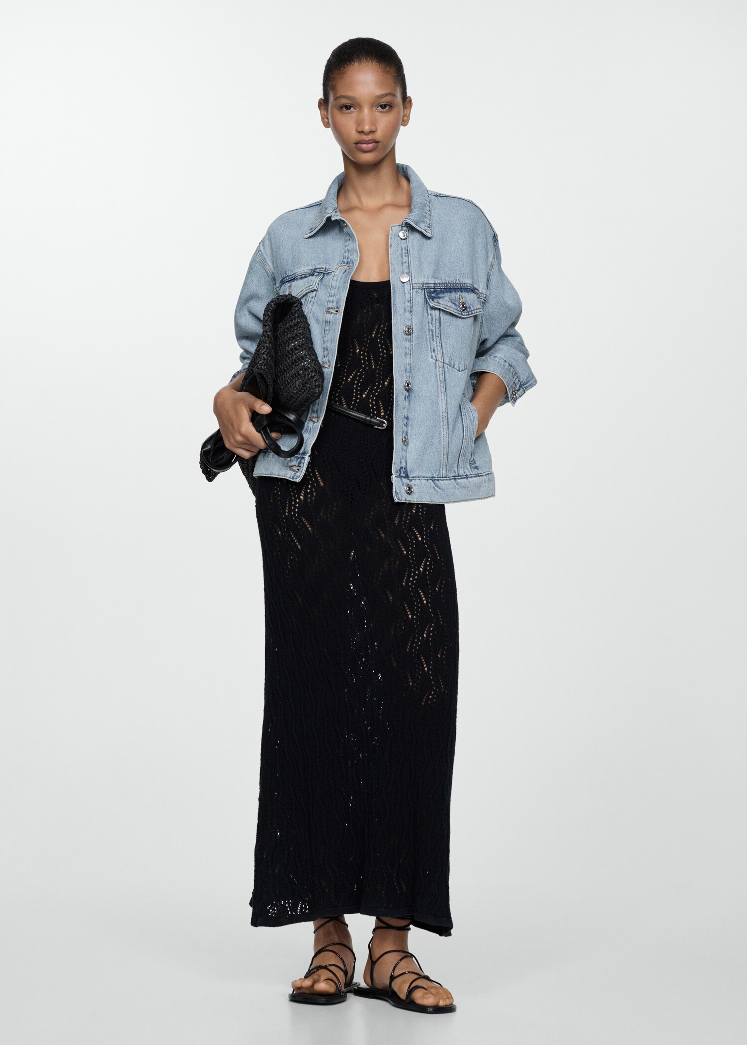 Oversize-Jeansjacke - Allgemeine Ansicht