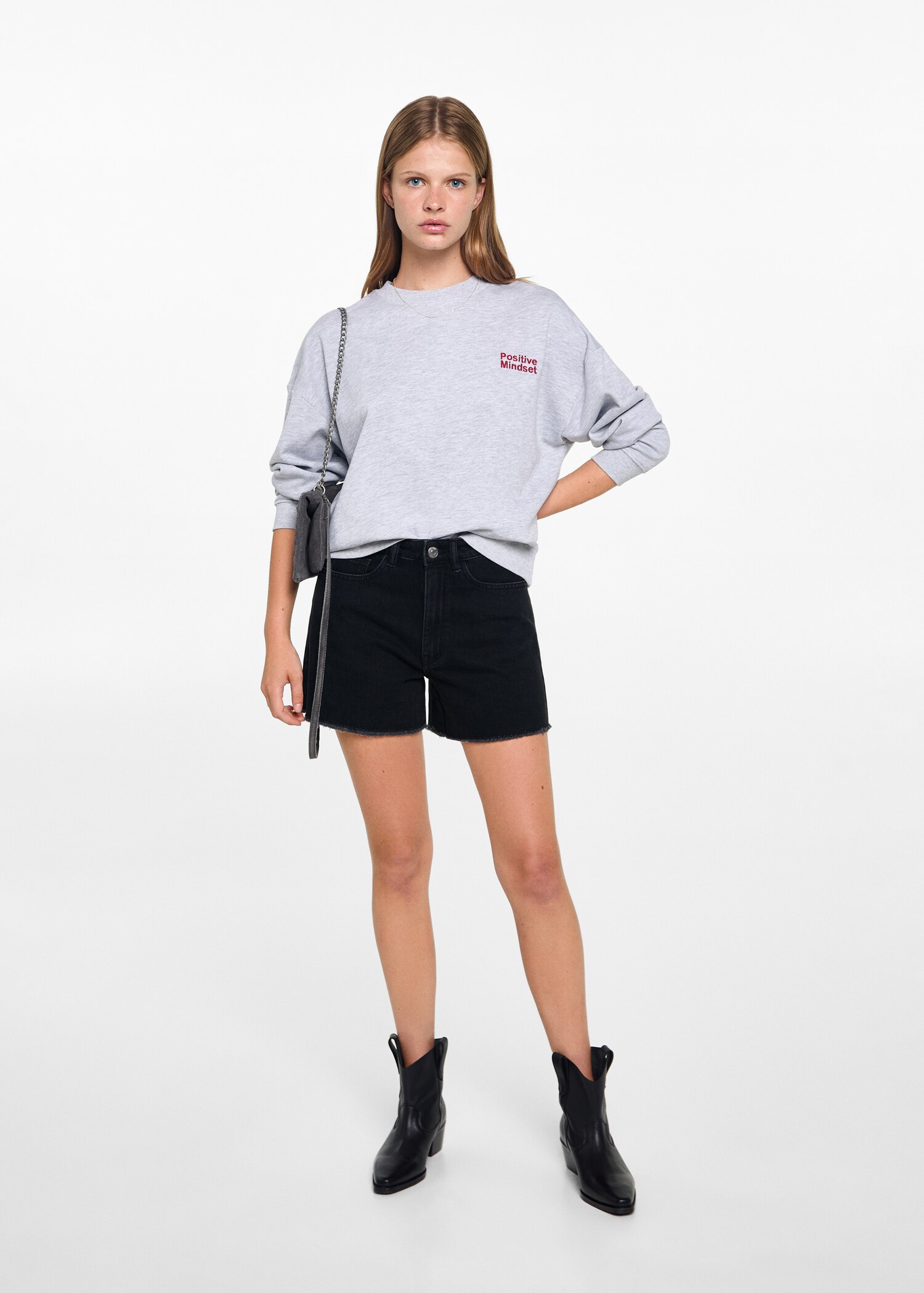 Shorts texans vora desfilada - Pla general