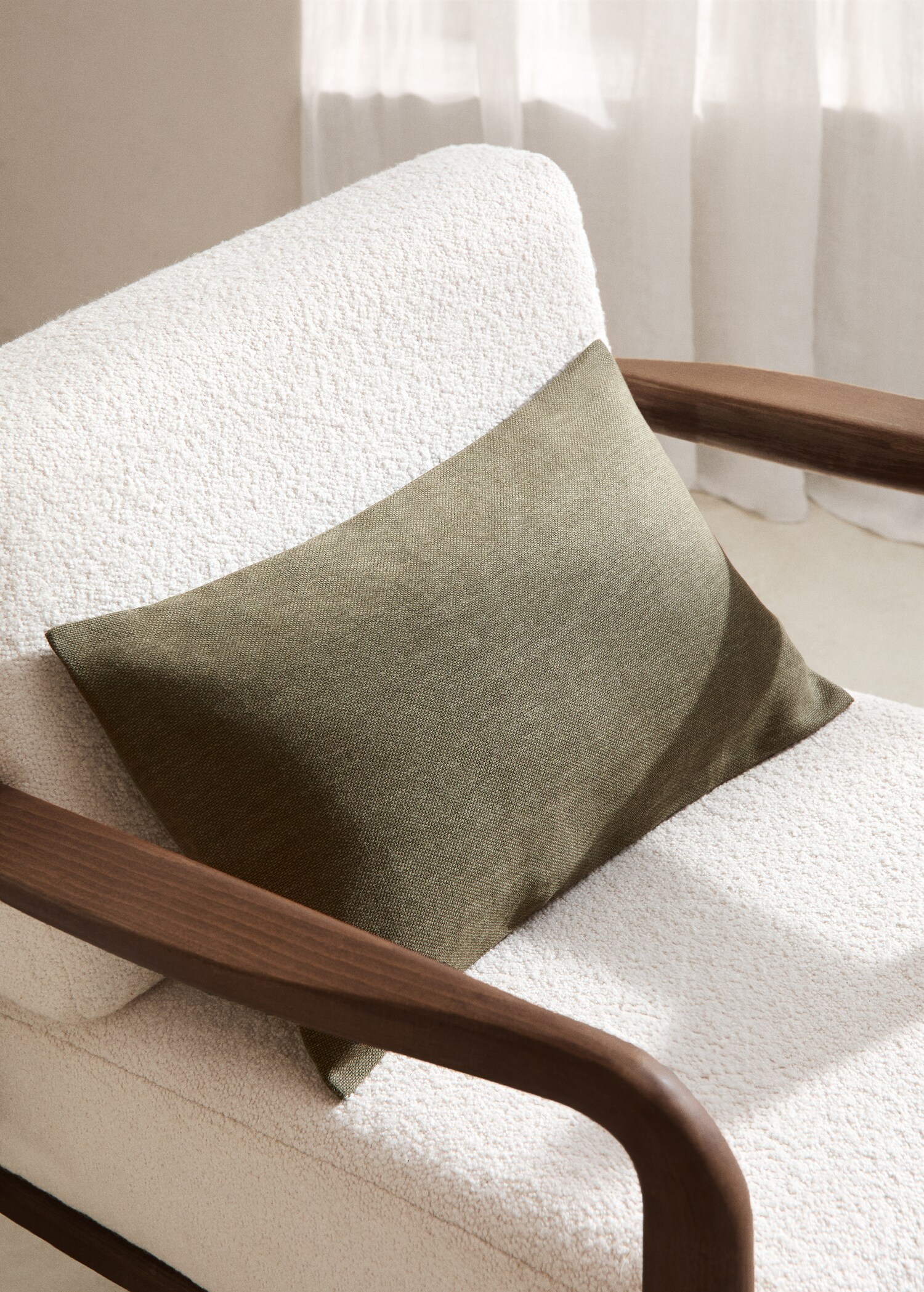 Cotton cushion cover 30x50cm - General plane