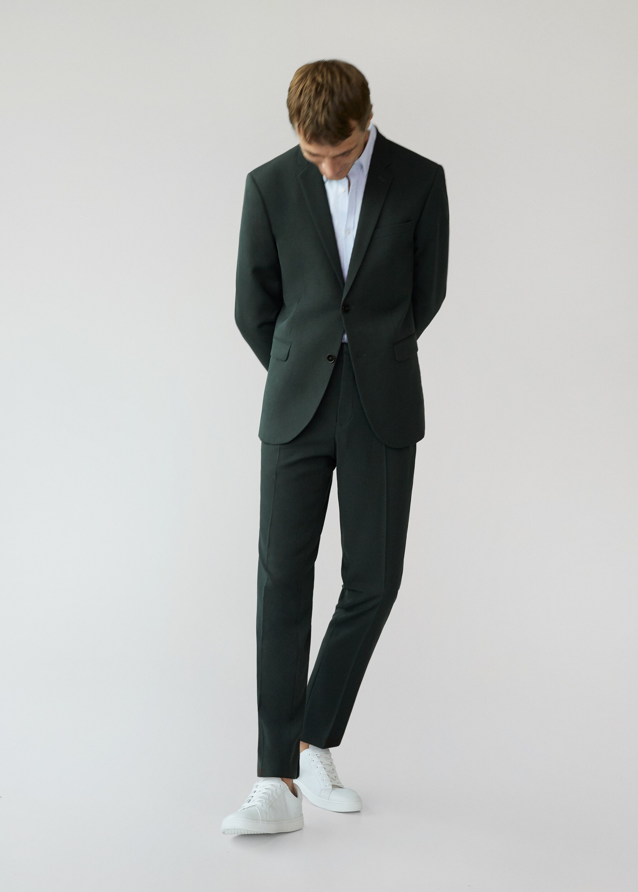 Oblekové sako super slim fit - Celkový náhled