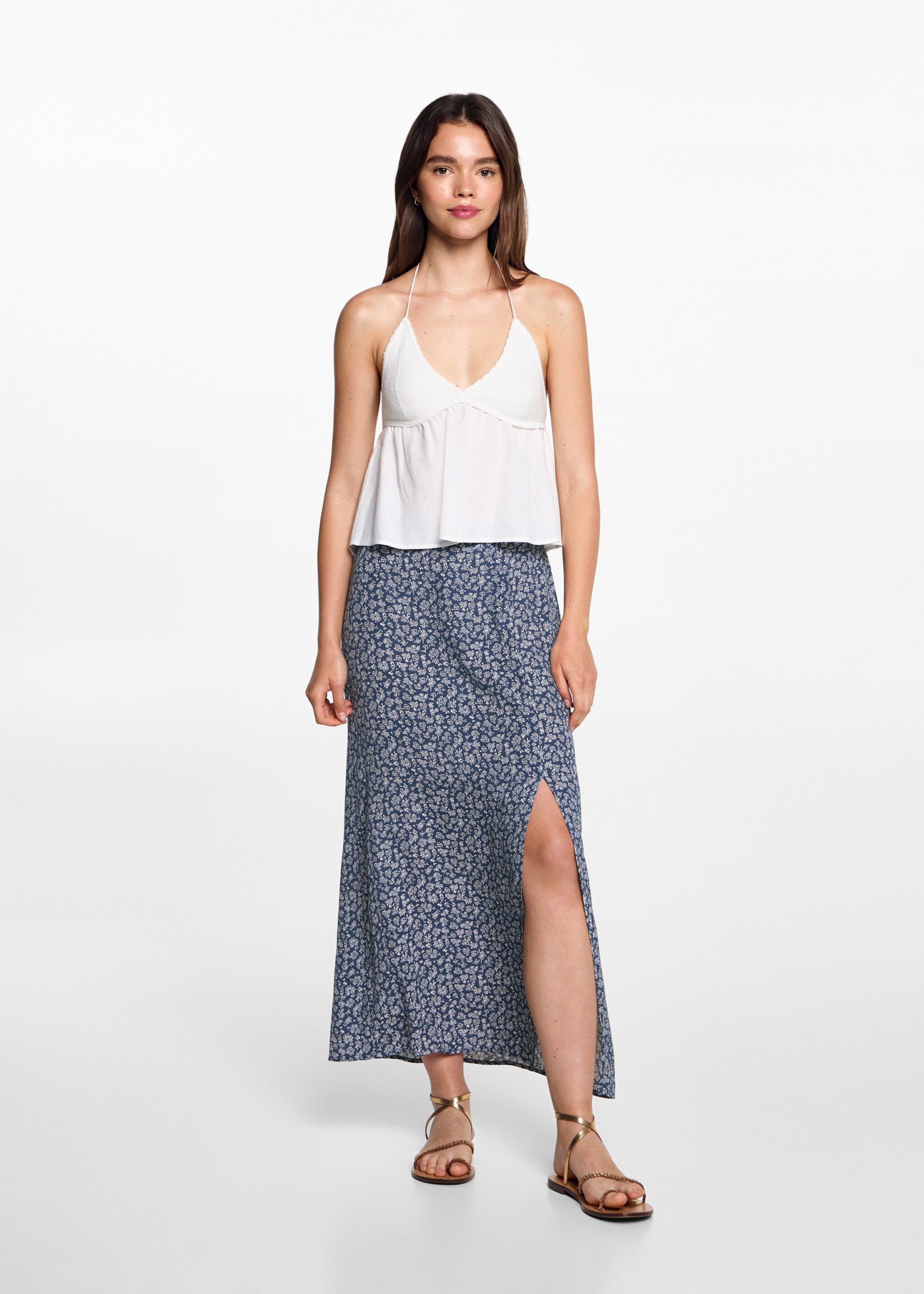 Faldilla midi floral - Pla general