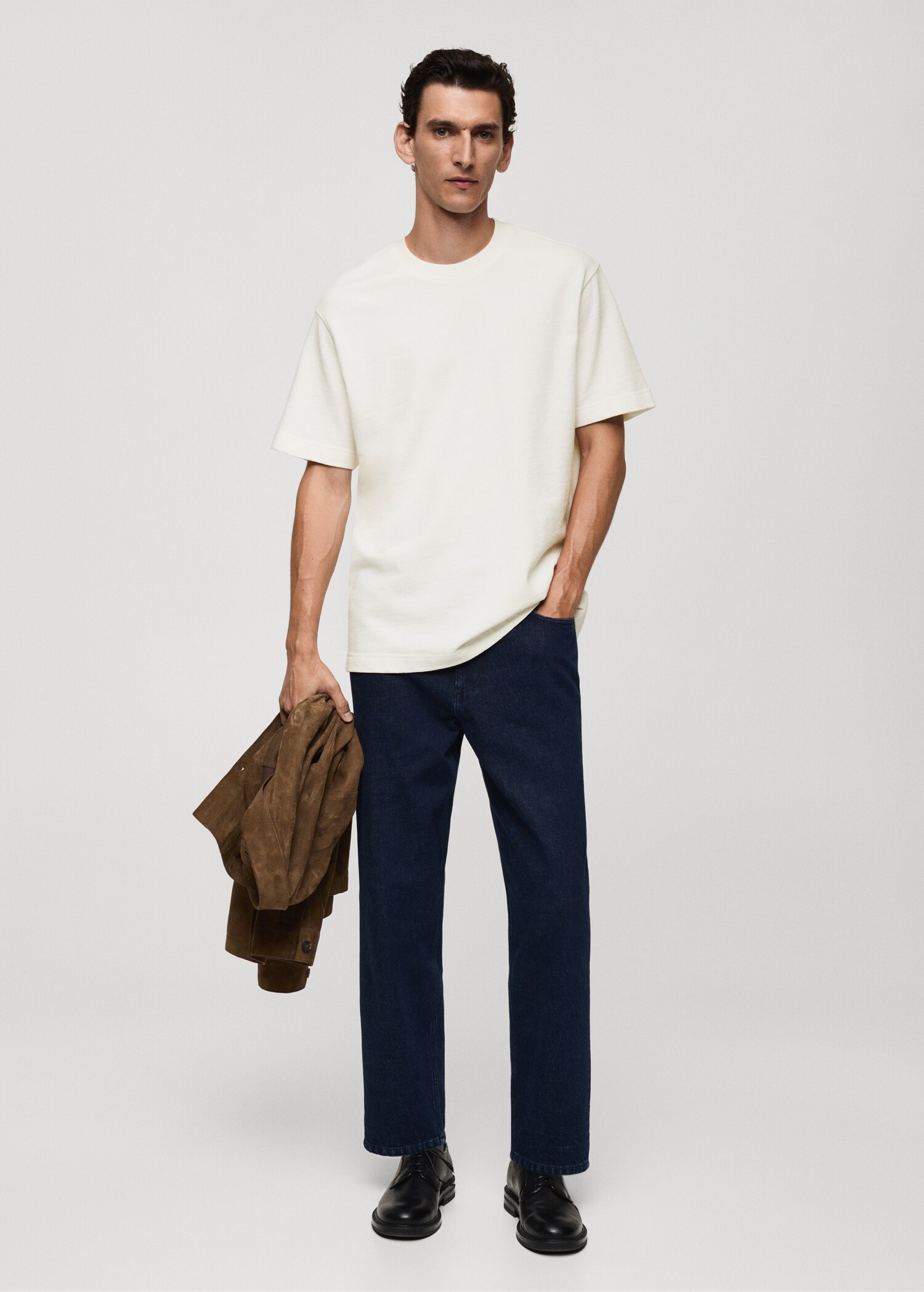 Relaxed Fit-T-Shirt aus 100 % Baumwolle - Allgemeine Ansicht