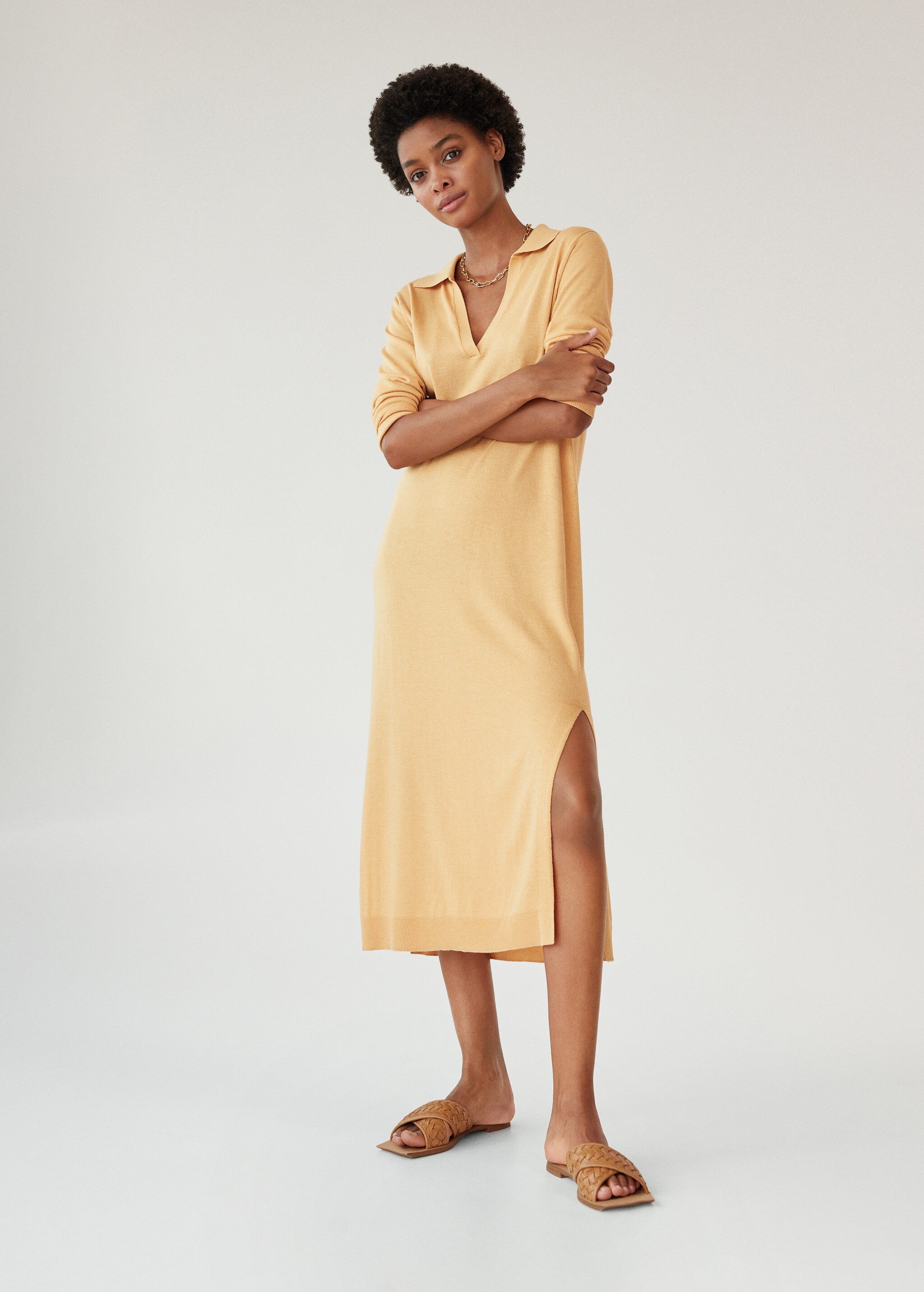 Vestido punto - Plano general