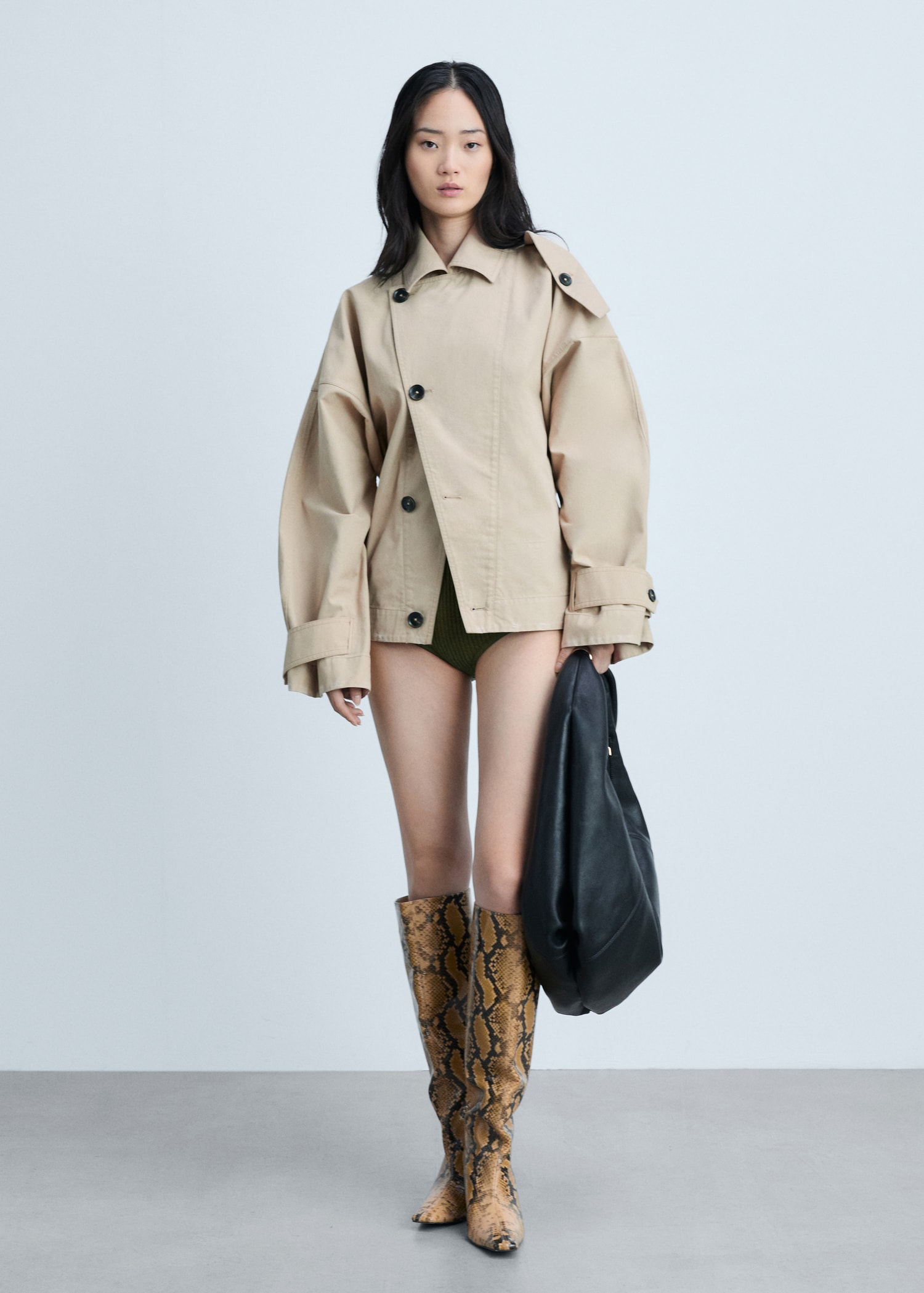 H&m Trench Femme Court Beige H&m Short Trench Trench Coat