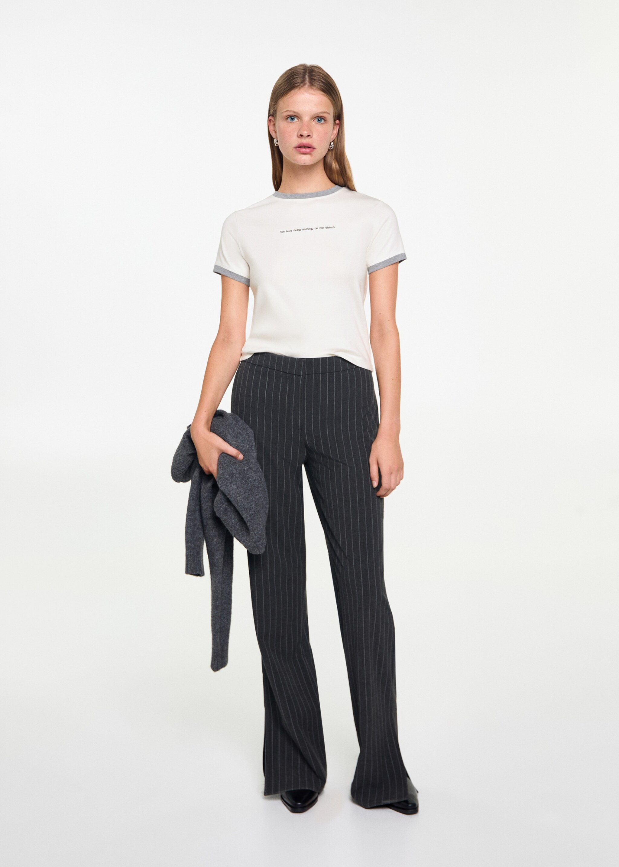 Contrast edge T-shirt - General plane