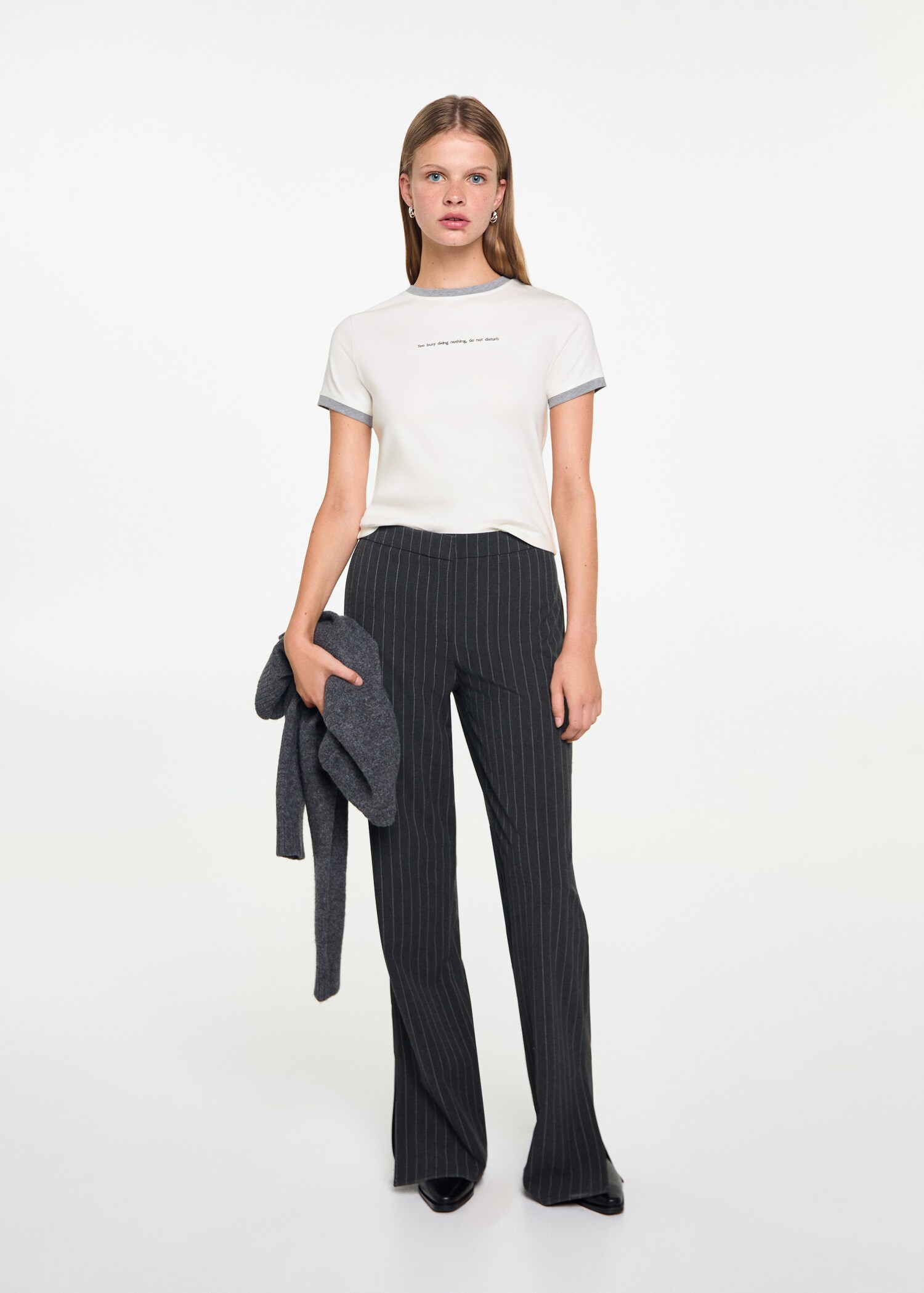 Contrast edge T-shirt - General plane