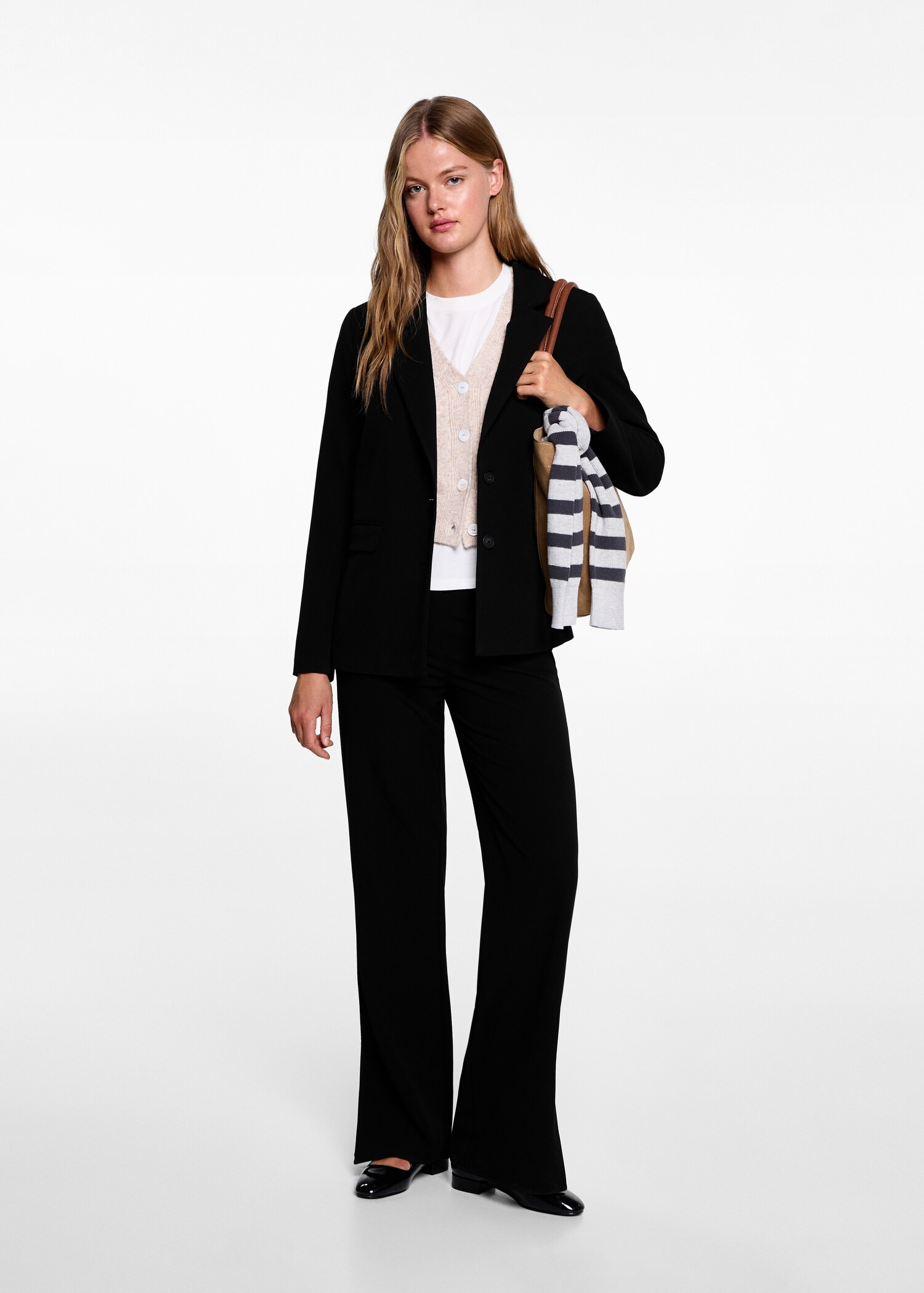 Straight-fit suit jacket - General plane