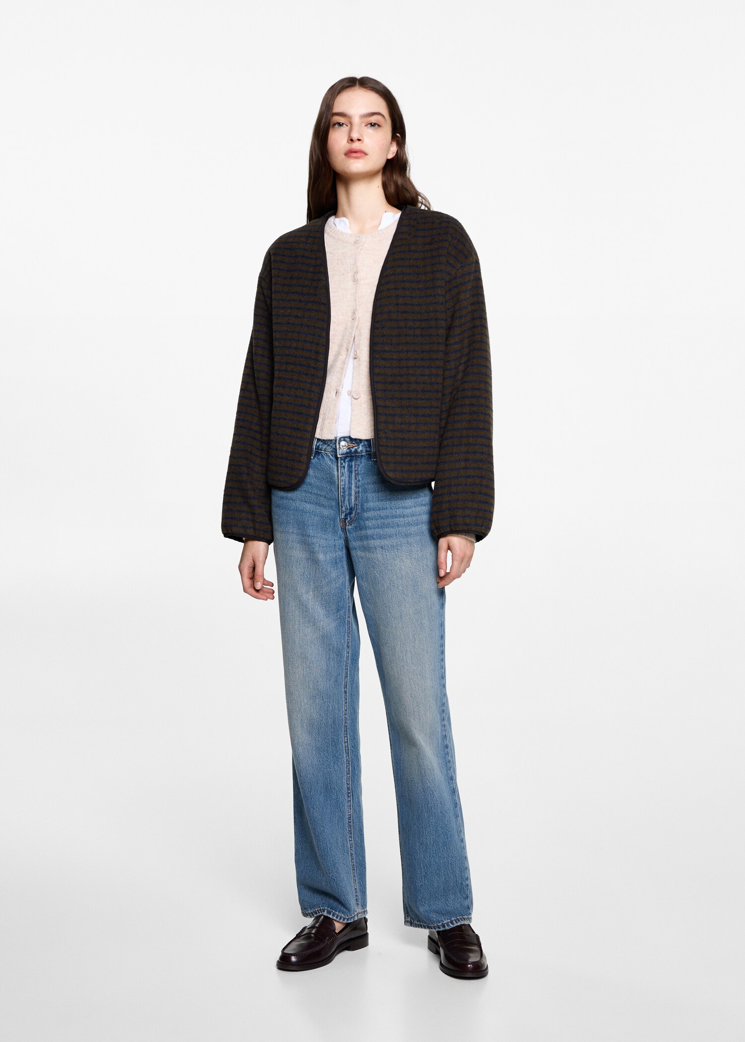 Jacke mit quadratischer Struktur - Allgemeine Ansicht