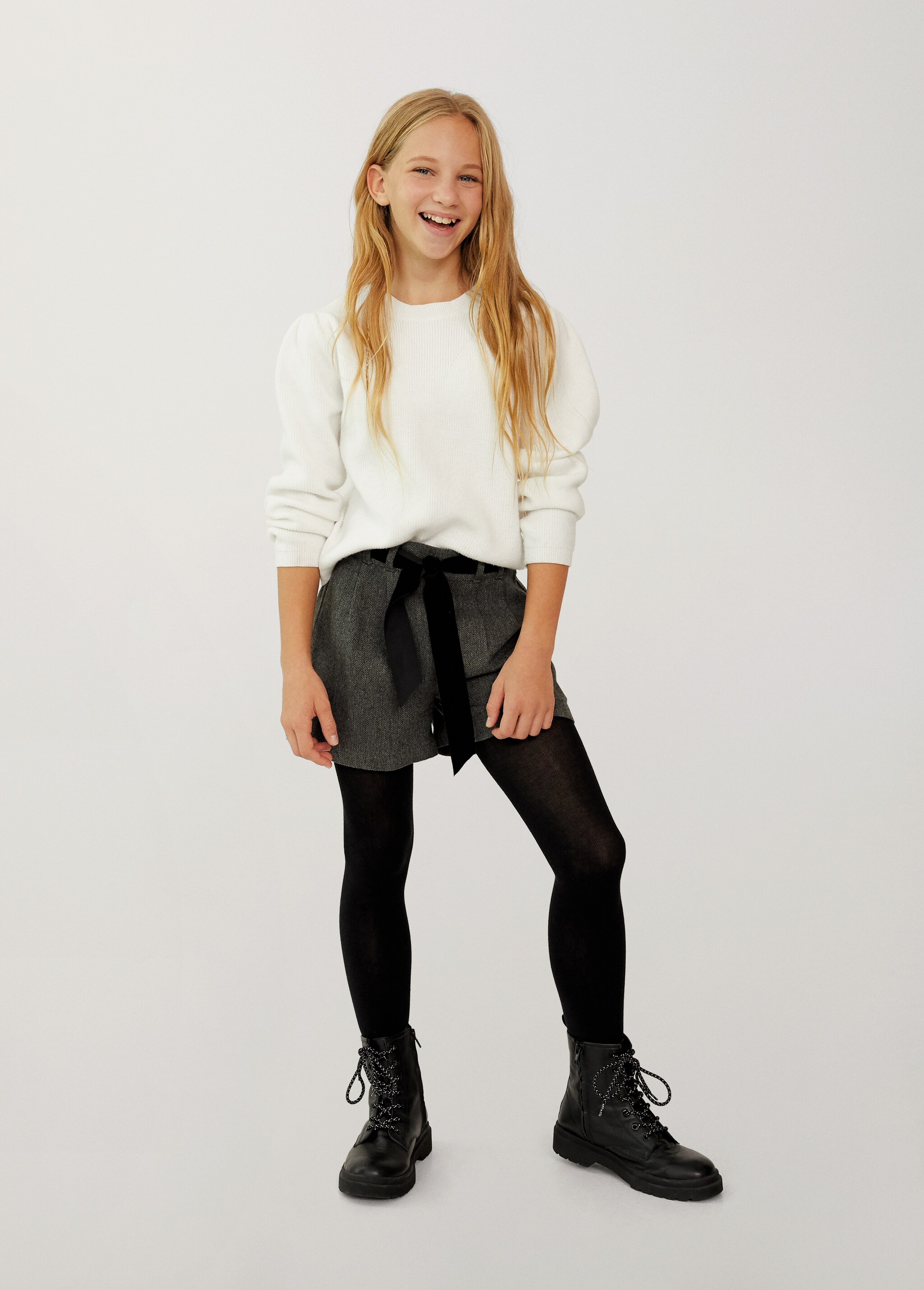 Shorts espiga lazo - Plano general
