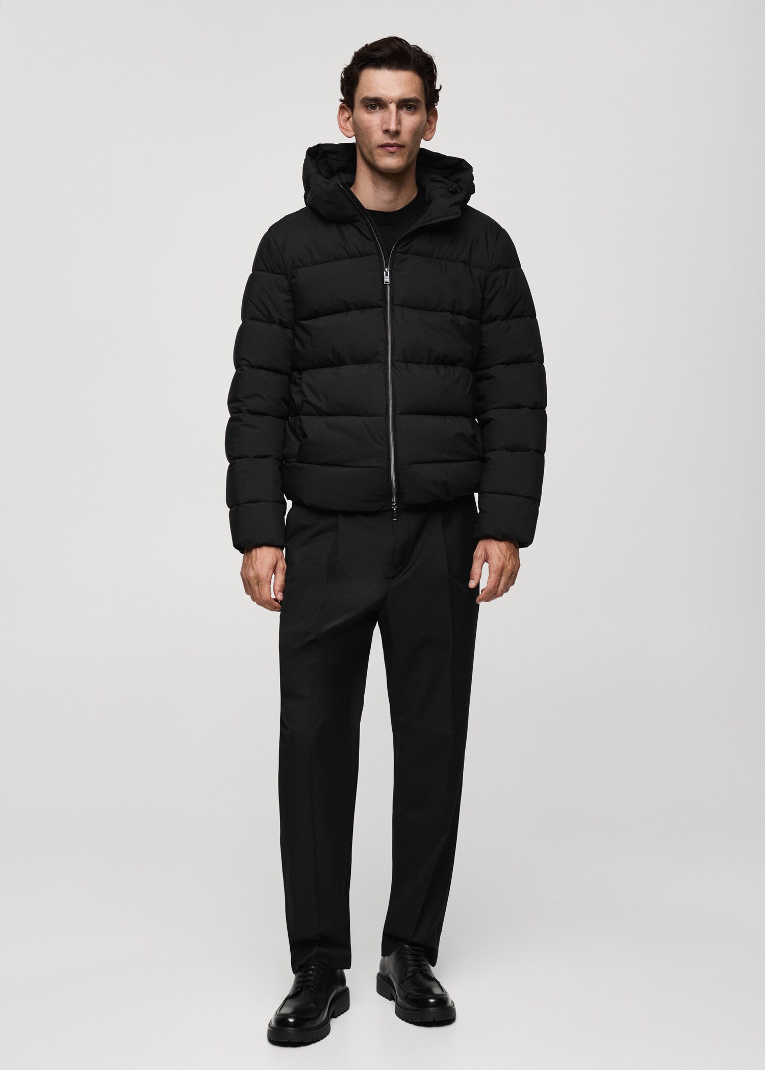 Anorak acolchado impermeable termoregulador - Plano general