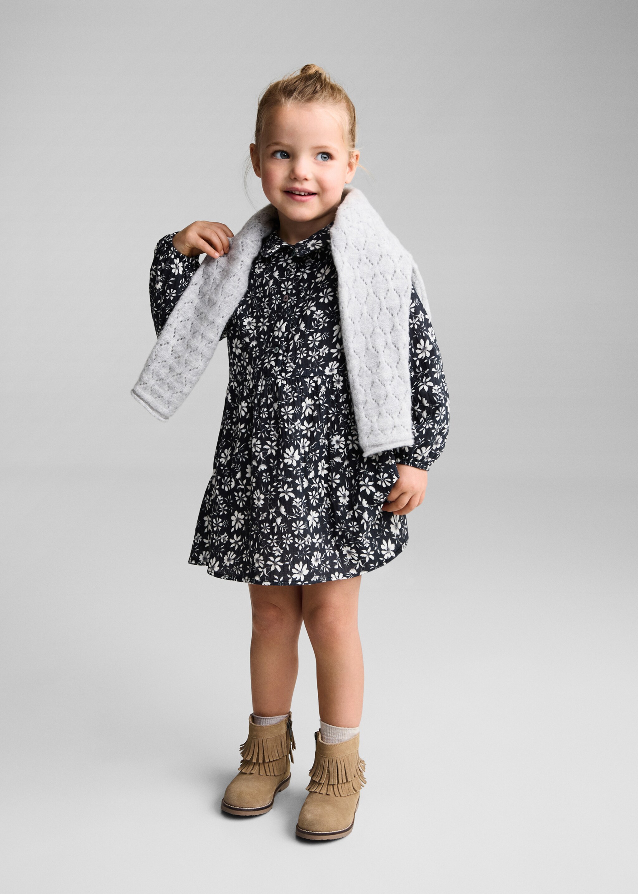 Vestito stile camicione floreale - Piano generale