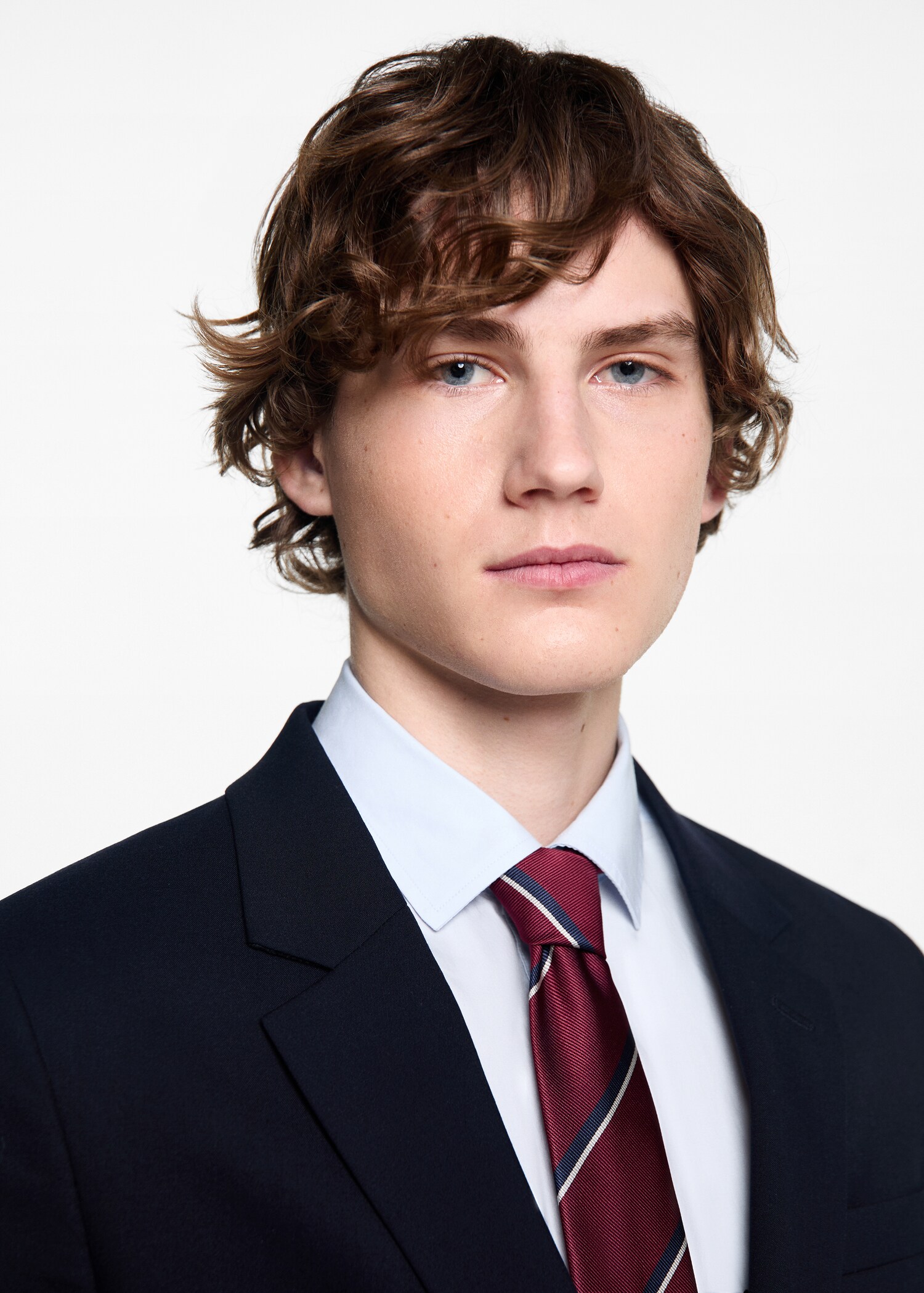 Stripes printed tie - General plane