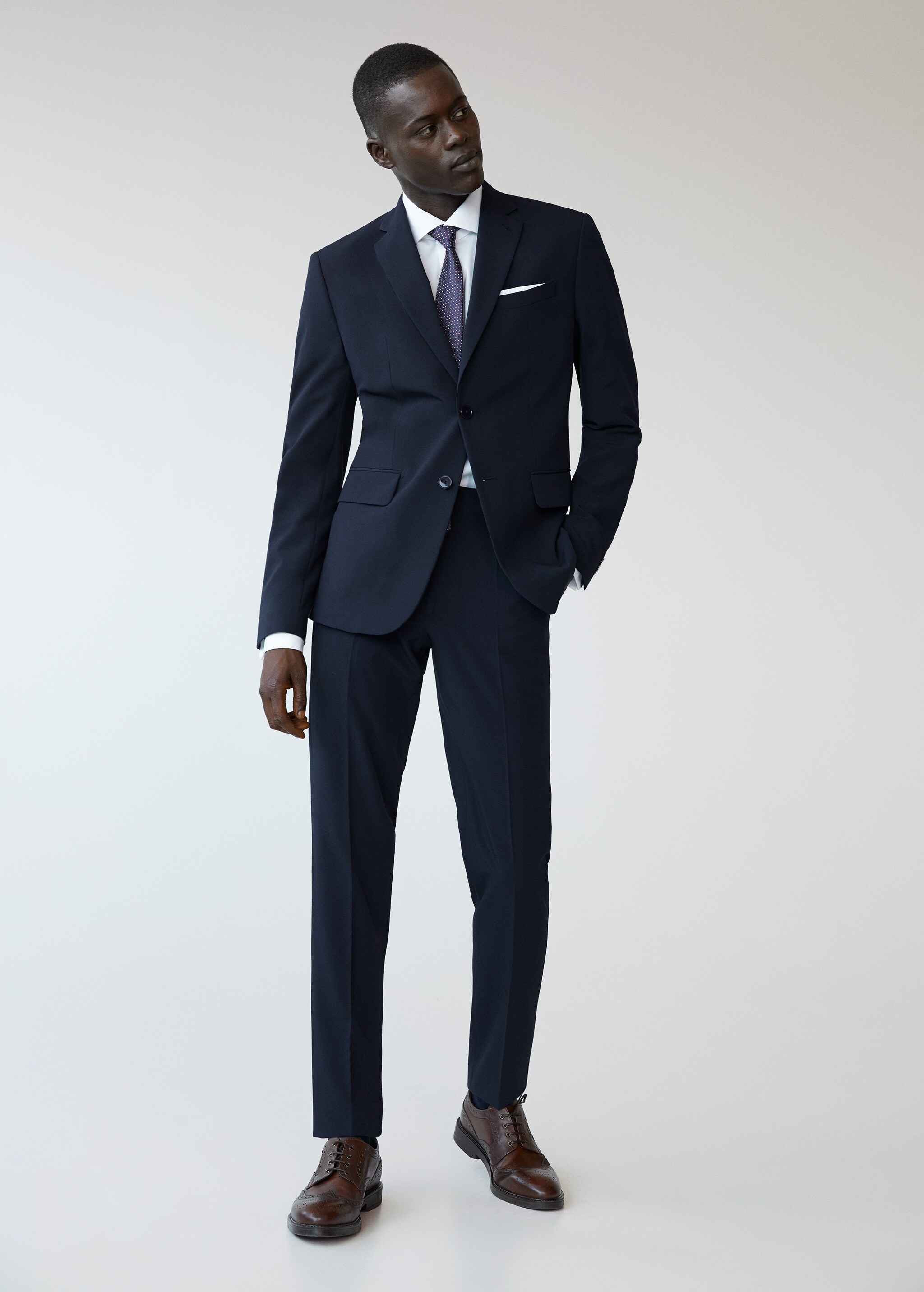 Veste de costume slim fit - Plan général