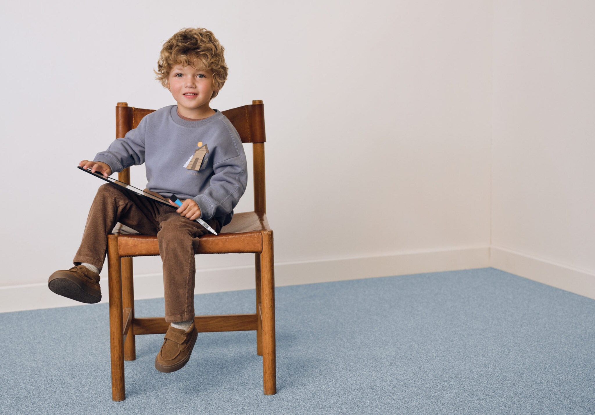 Leather nautical shoes - Panoramic plane