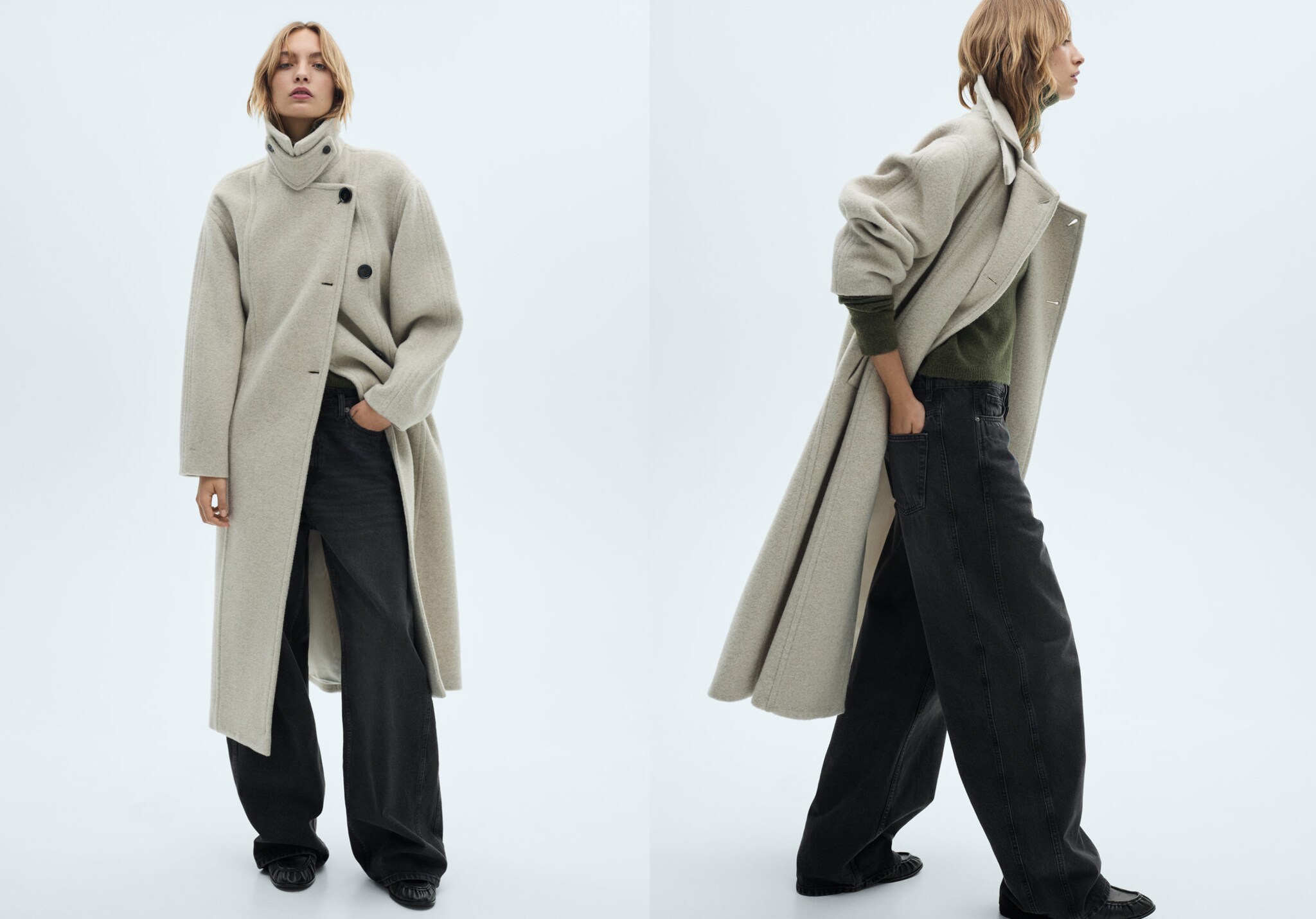 Jean balloon taille haute - Plan panoramique