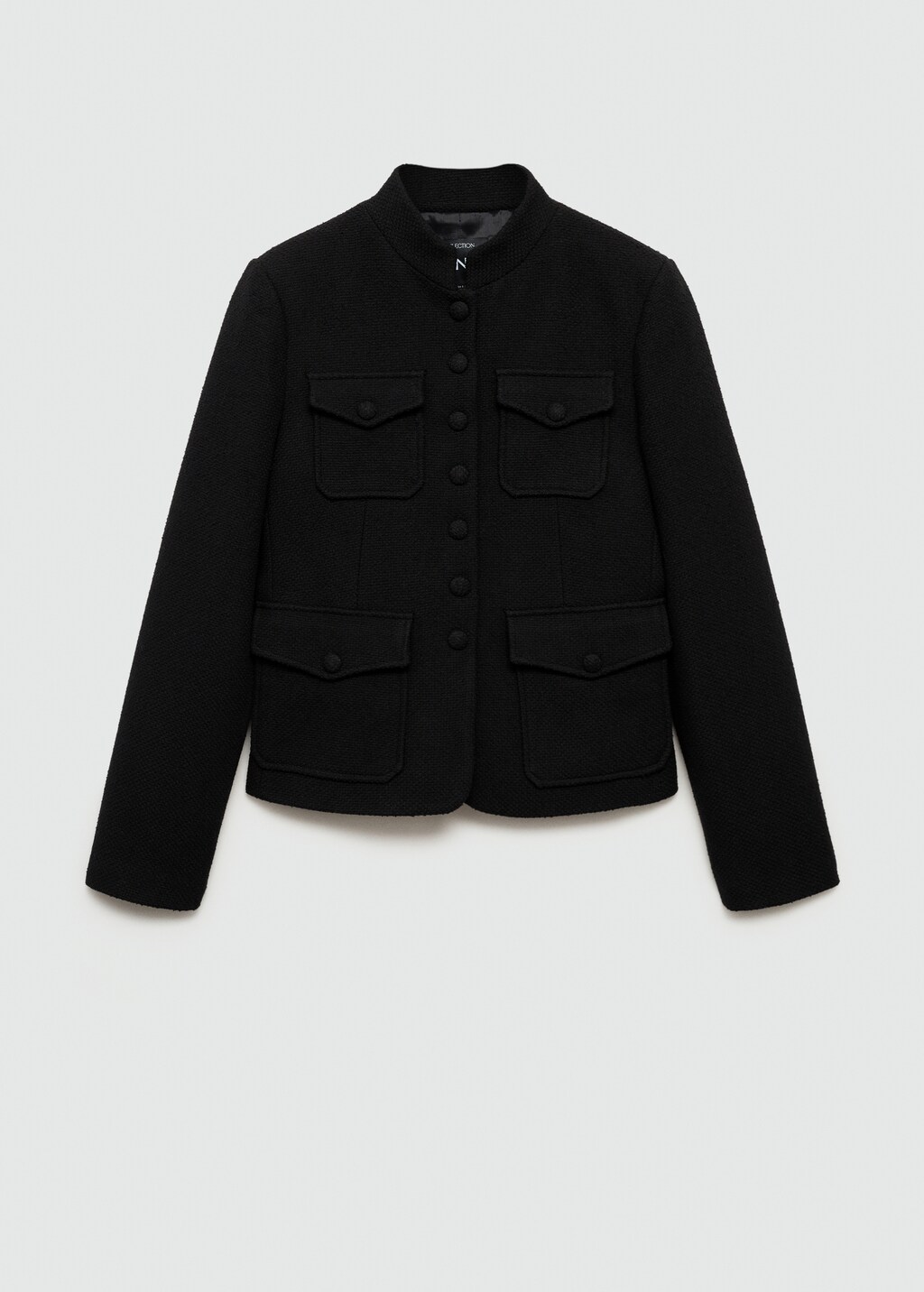 Pocket tweed jacket - Women | MANGO OUTLET USA