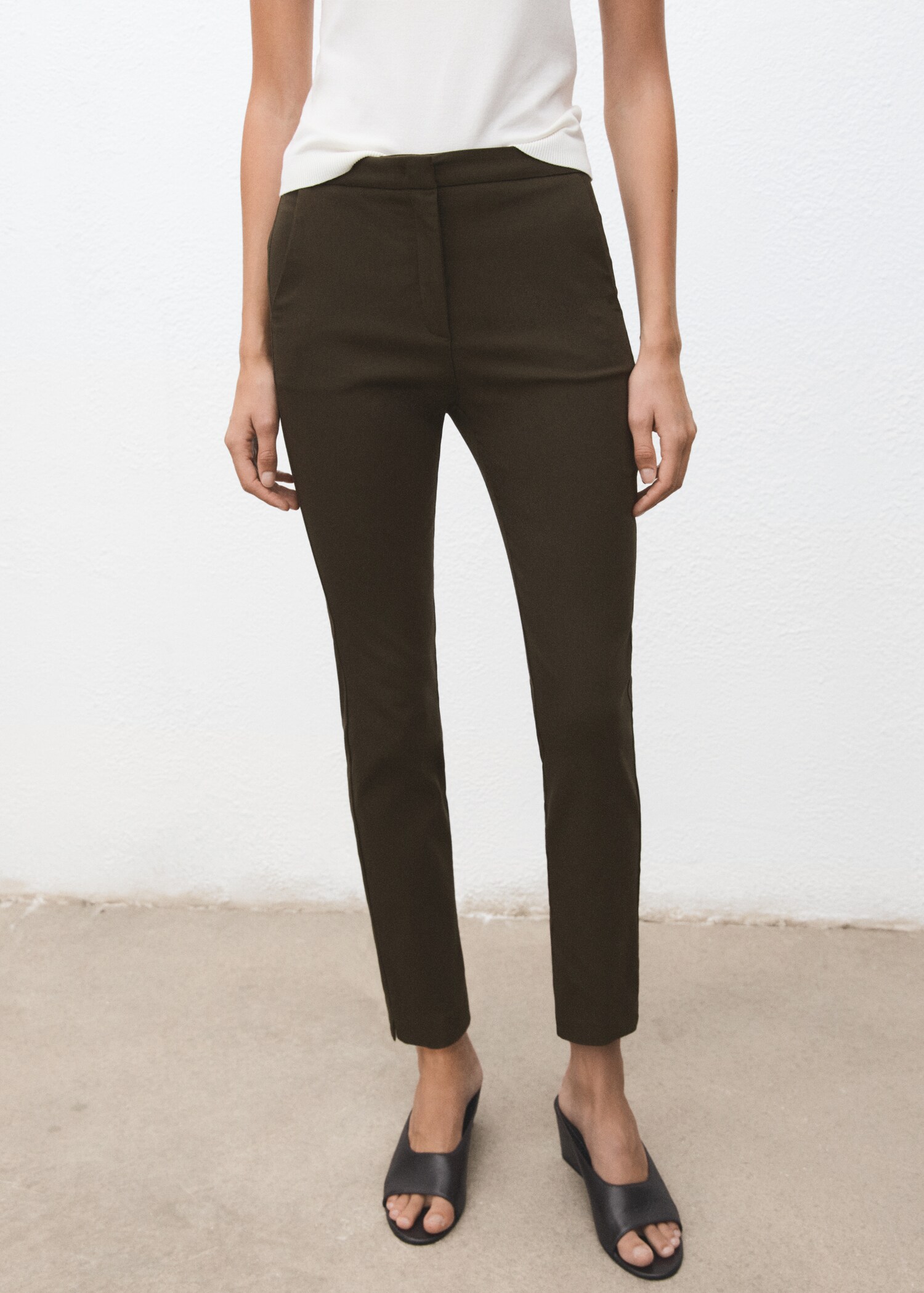 Crop skinny pants - Medium plane