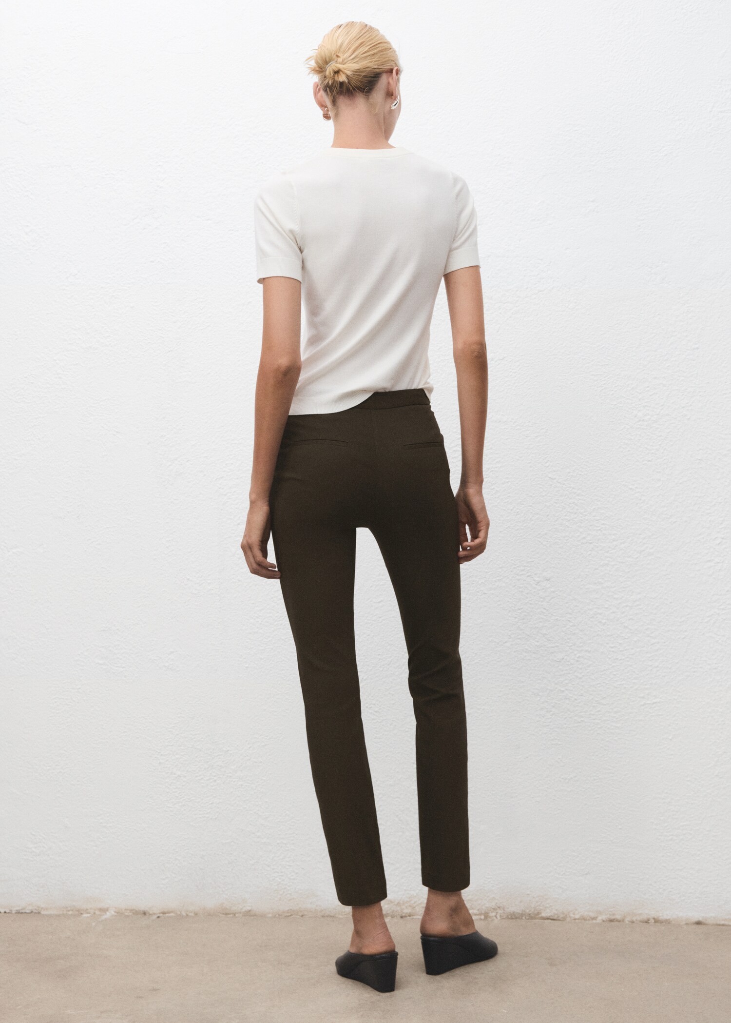Crop skinny pants - Reverse of the article