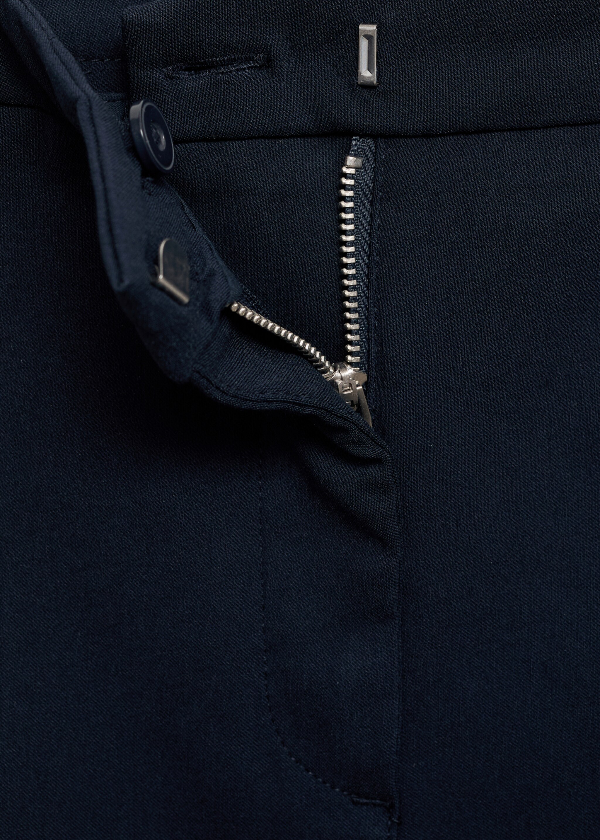 Crop skinny pants - Details of the article 8, Dark Navy. Ref: 83700555-00.