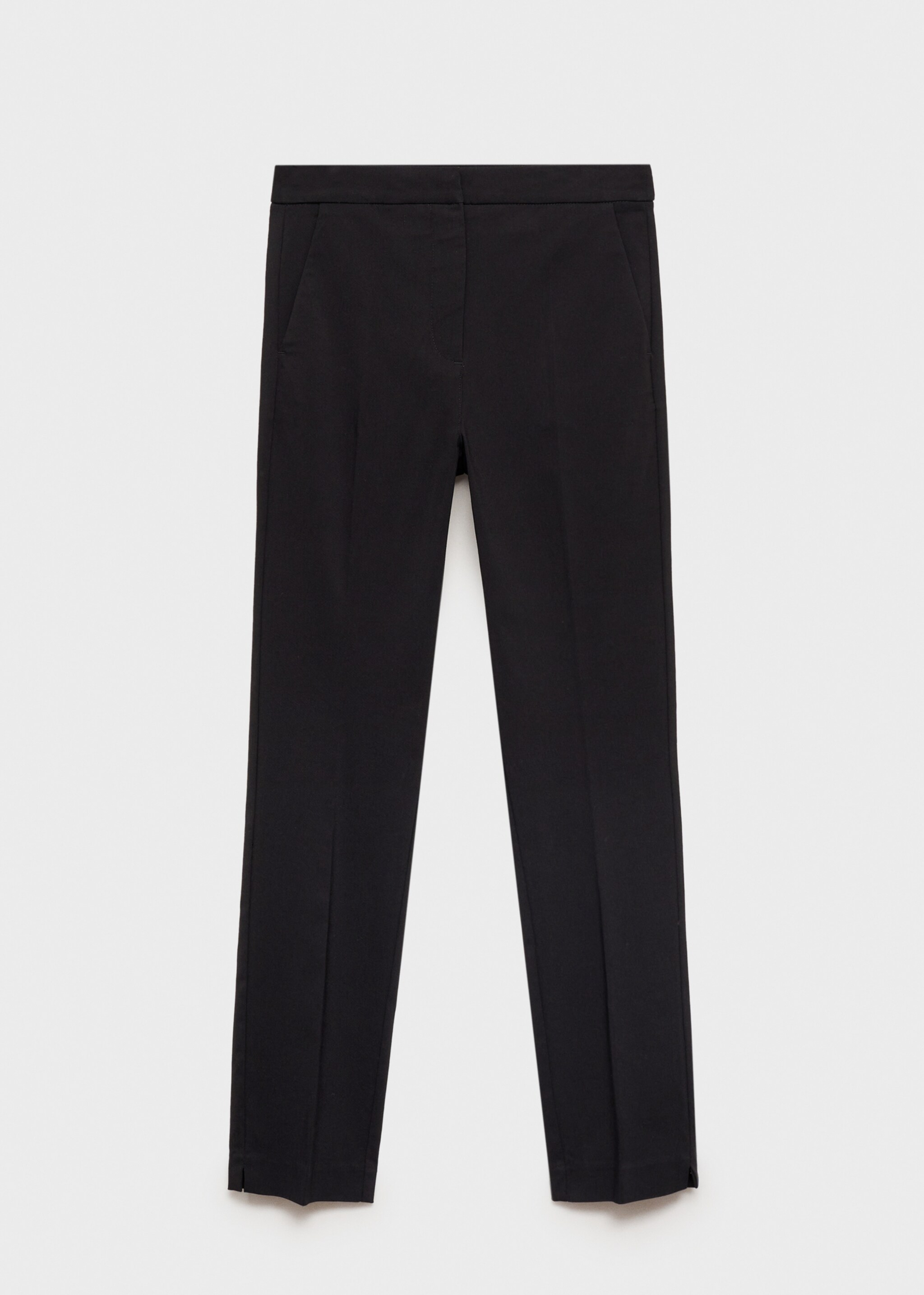 Crop skinny trousers - Article without model, Black. Ref: 83700555-00.